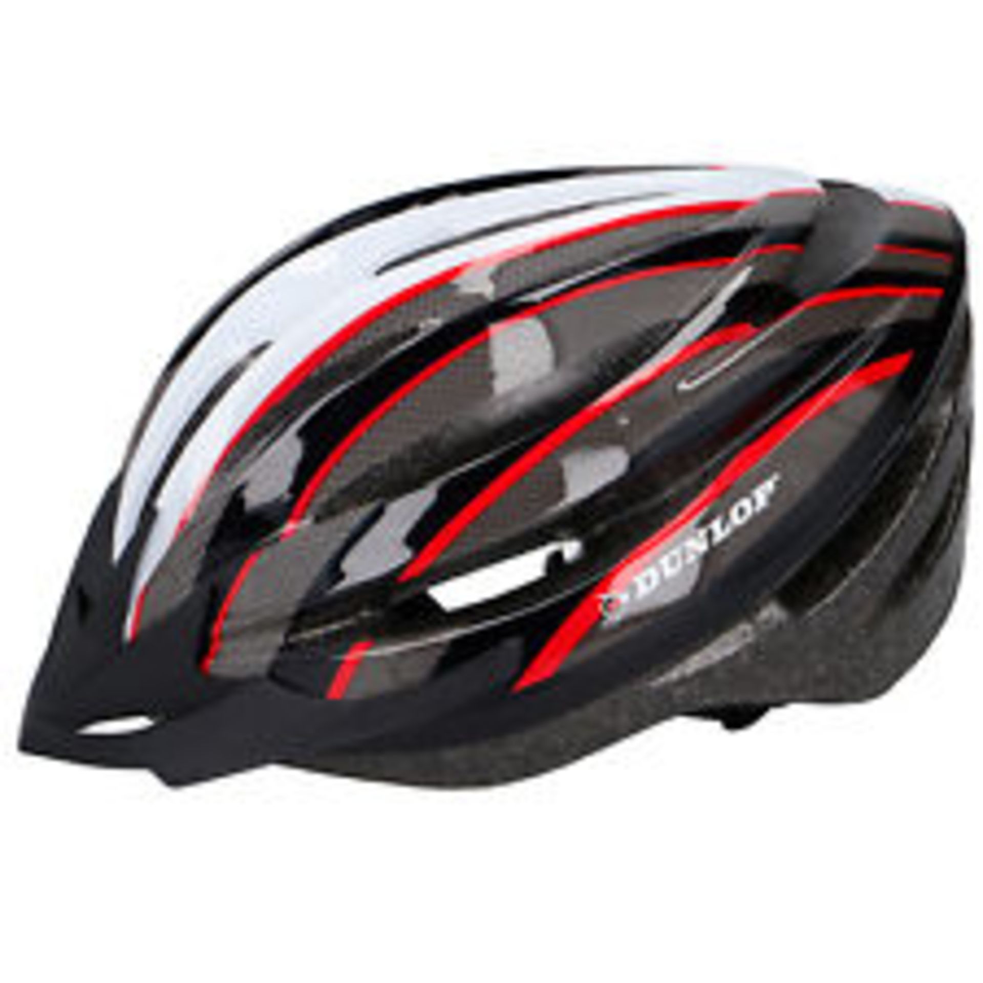 V Brand New Dunlop Bicycle Helmet Inc Lightweight & Removable Visor - Size L 58-61cm - Similar In