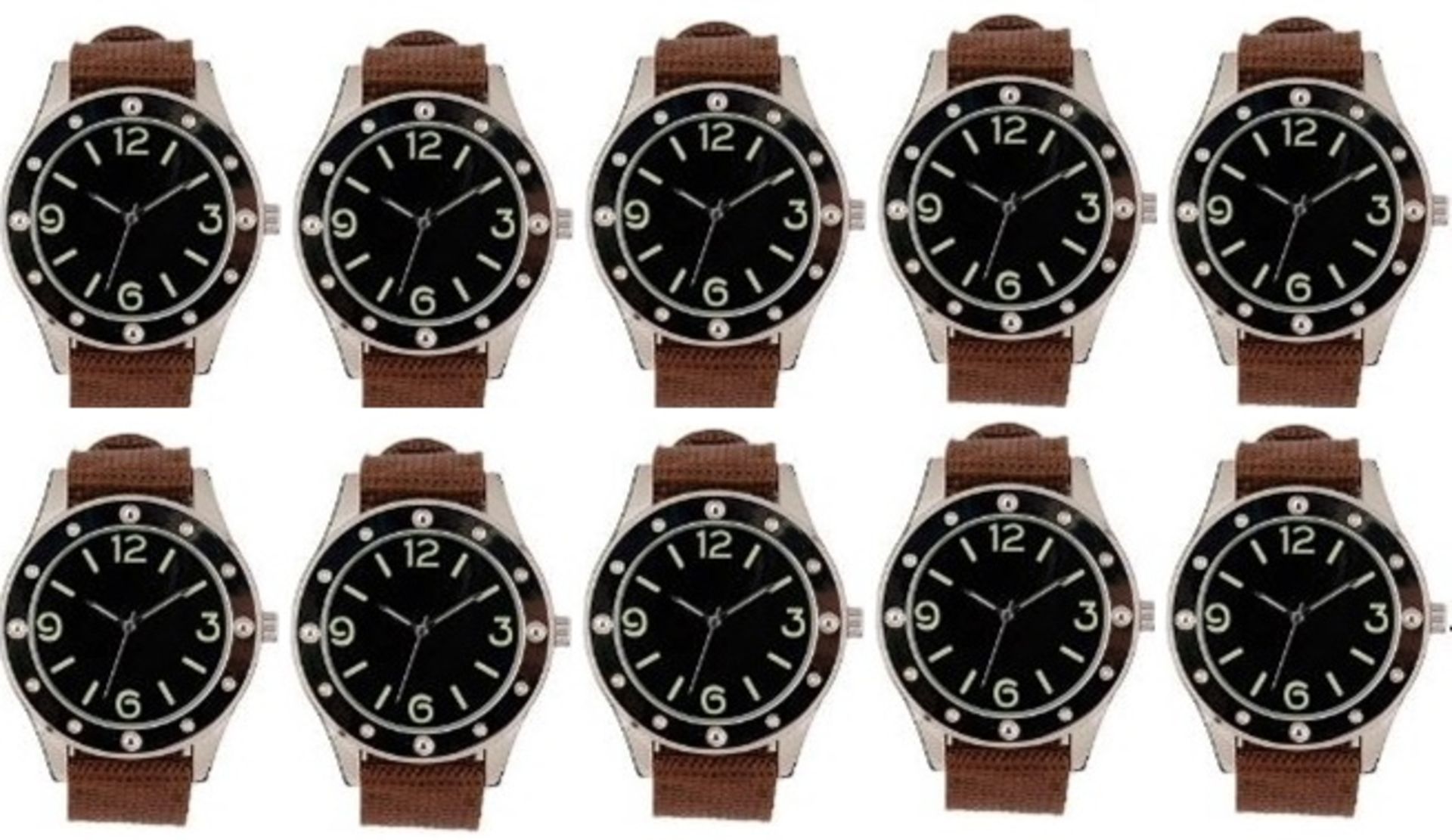 V Brand New A Lot Of Ten Gents 1950's Egyptian Naval Commando Watches In Presentation Box