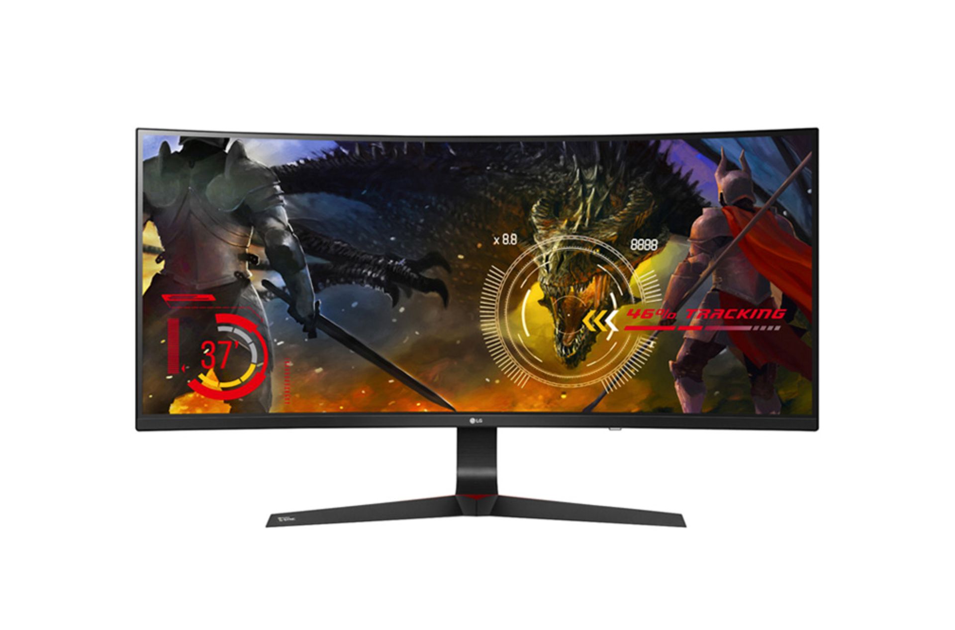 V Grade A LG 34 Inch CURVED ULTRA WIDE FULL HD IPS LED MONITOR - 2560 X 1080P - HDMI, DISPLAY PORT