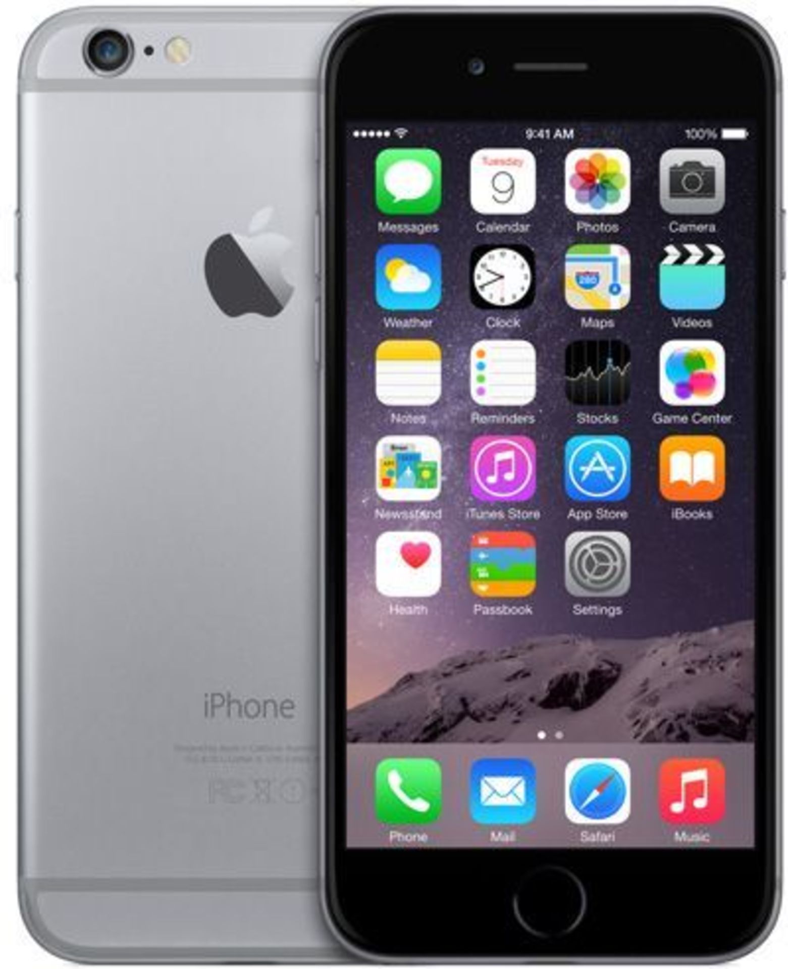 Grade A Apple iphone 6 128GB Colours May Vary Touch ID Non Functional Item available approx 12 - Image 2 of 2