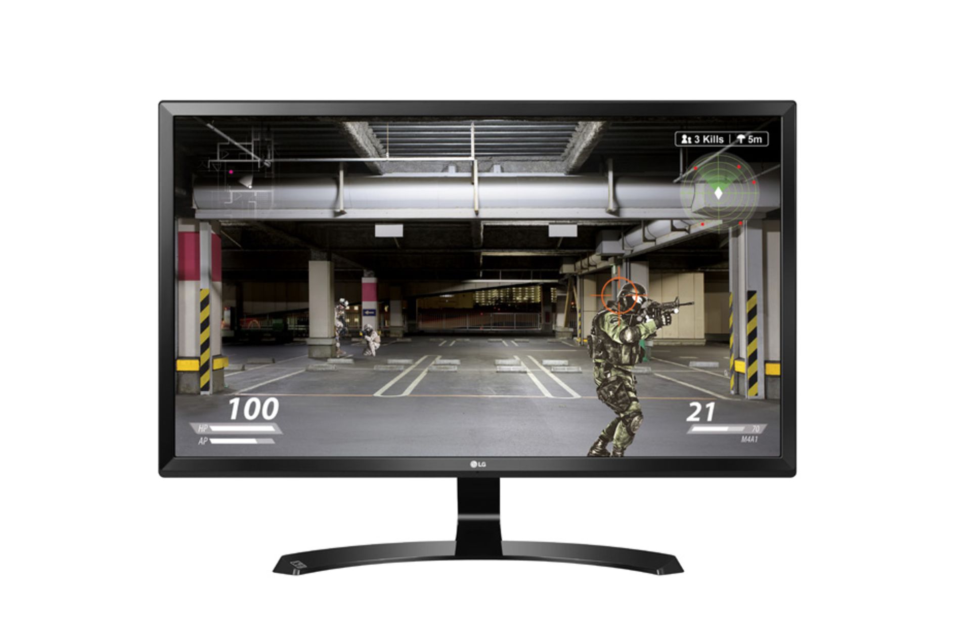 V Grade A LG 27 Inch 4K UHD IPS LED MONITOR - HDMI X 2, DISPLAY PORT X 1 27UD58-B - Image 2 of 2