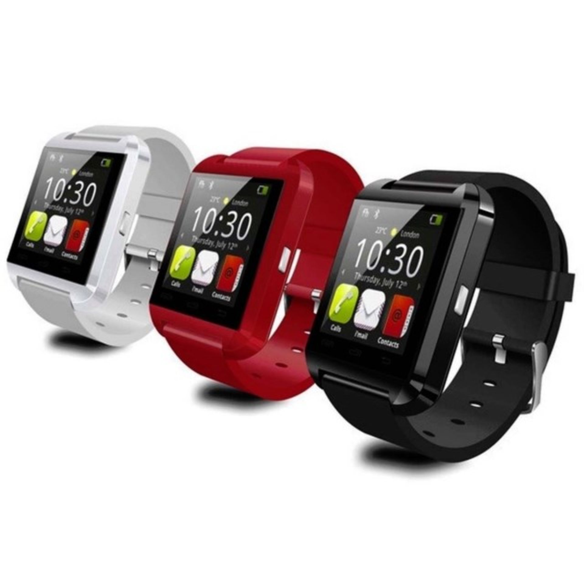 Brand New Boxed Bluetooth Smart Watch With Touchscreen - Can Talk/Recieve Phone Calls and Text - Image 2 of 4