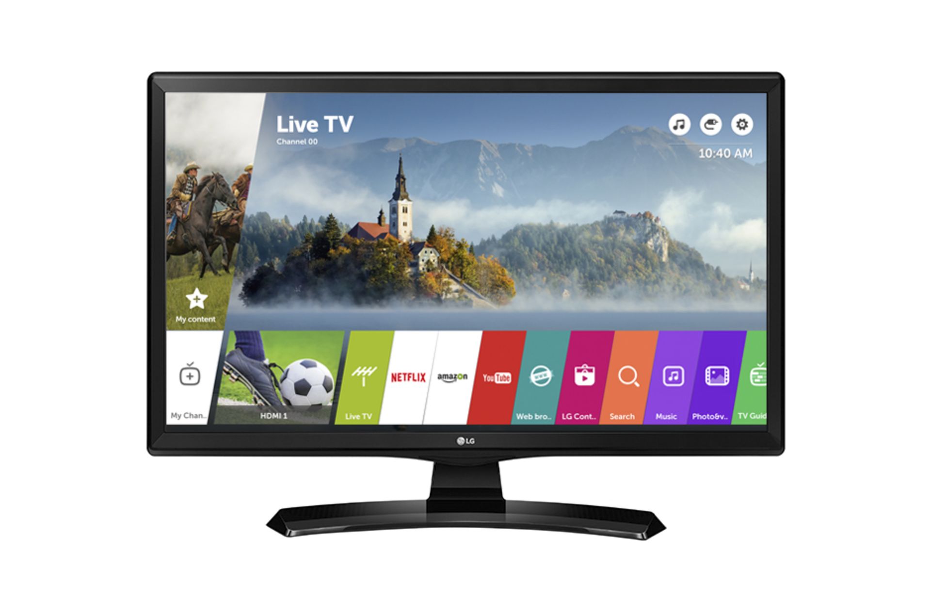 V Grade A LG 24 Inch HD READY LED SMART TV WITH FREEVIEW & WEBOS & WIFI 24MT49S - Image 2 of 2