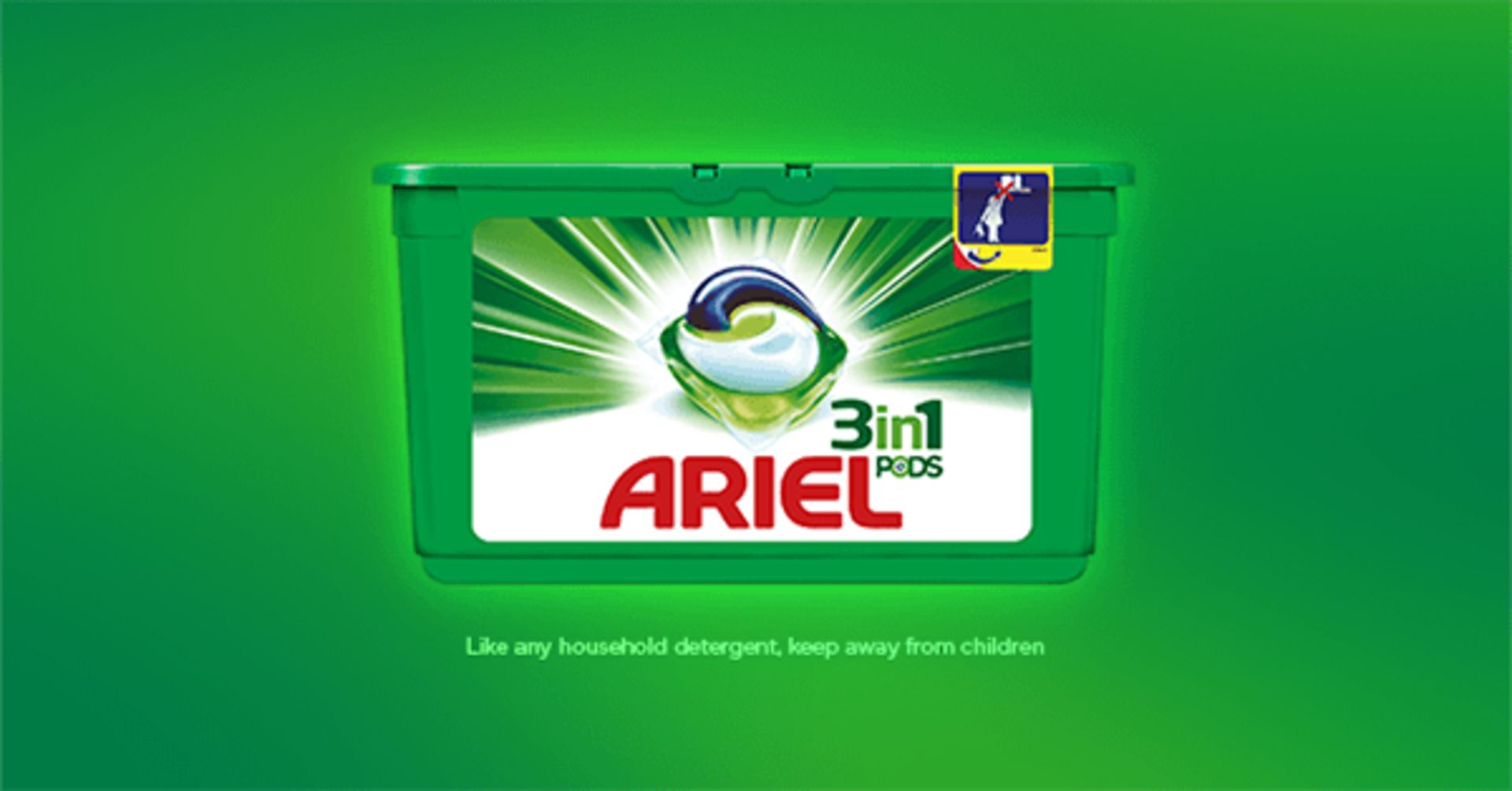 V Brand New Ariel 3 in 1 Pods 26 Pack - Cleans - Lifts Stains - Brightens - Image 2 of 2