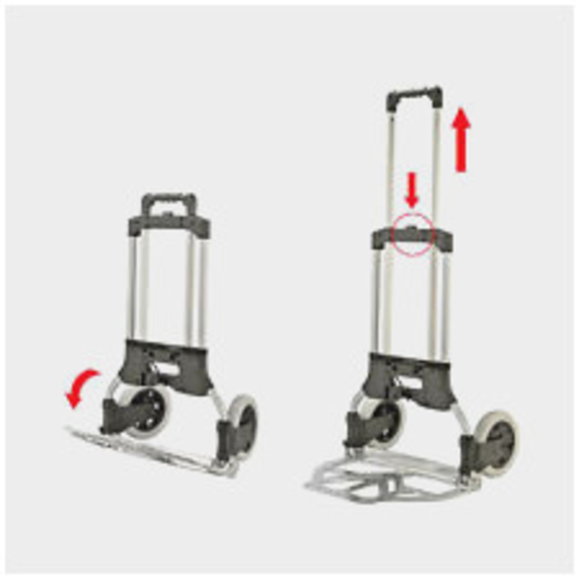 V Brand New Aluminum Folding Luggage Trolley - Similar to £43 (Clas Olsen UK) - Image 2 of 2