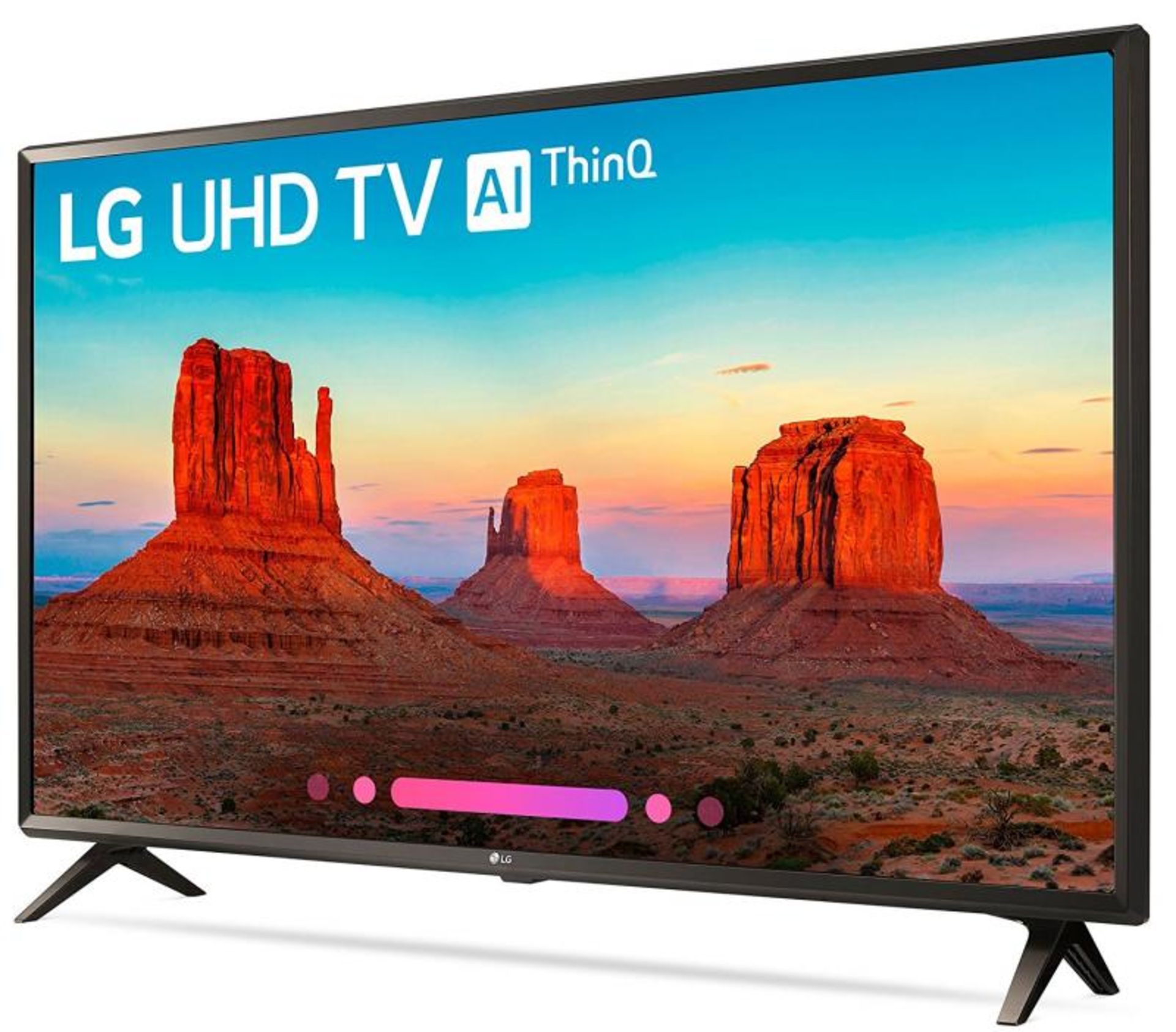 V Grade A LG 43 Inch ACTIVE HDR 4K ULTRA HD LED SMART TV WITH FREEVIEW HD & WEBOS 4.0 & WIFI - AI TV - Image 2 of 2