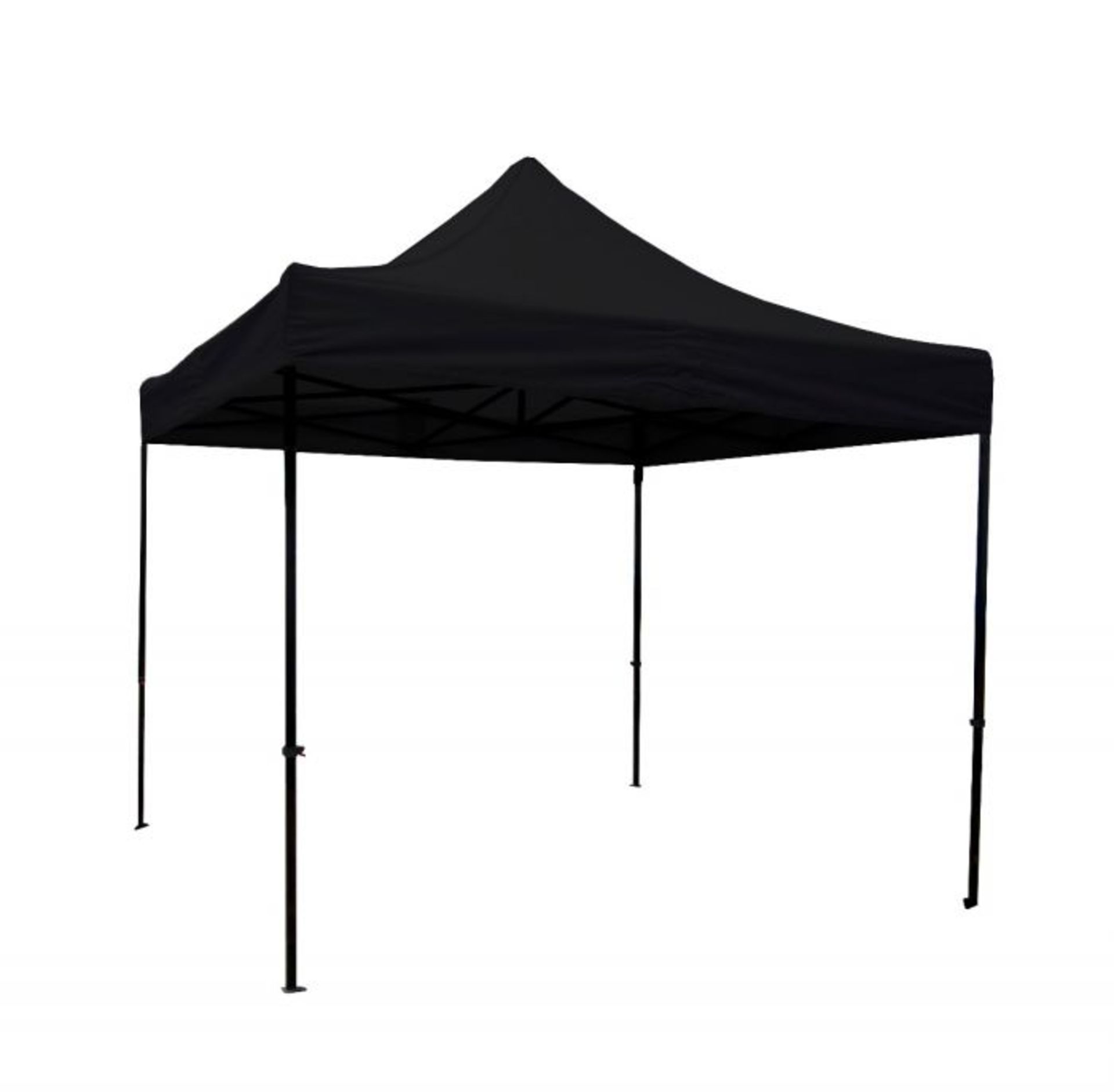 V Brand New DG Pop Up Gazebo Black - 2m x 2m