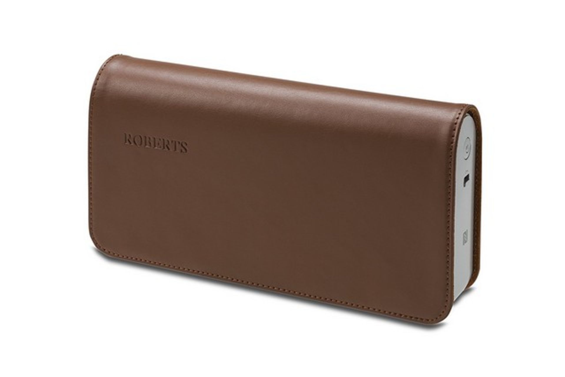 V Brand New Roberts BluPad Radio Portable Speaker With Built In Rechargable Battery And Leather - Image 2 of 4