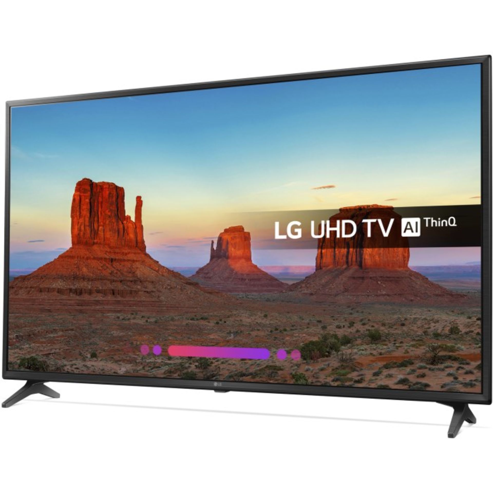 V Grade A LG 43 Inch ACTIVE HDR 4K ULTRA HD LED SMART TV WITH FREEVIEW HD & WEBOS 4.0 & WIFI - AI TV