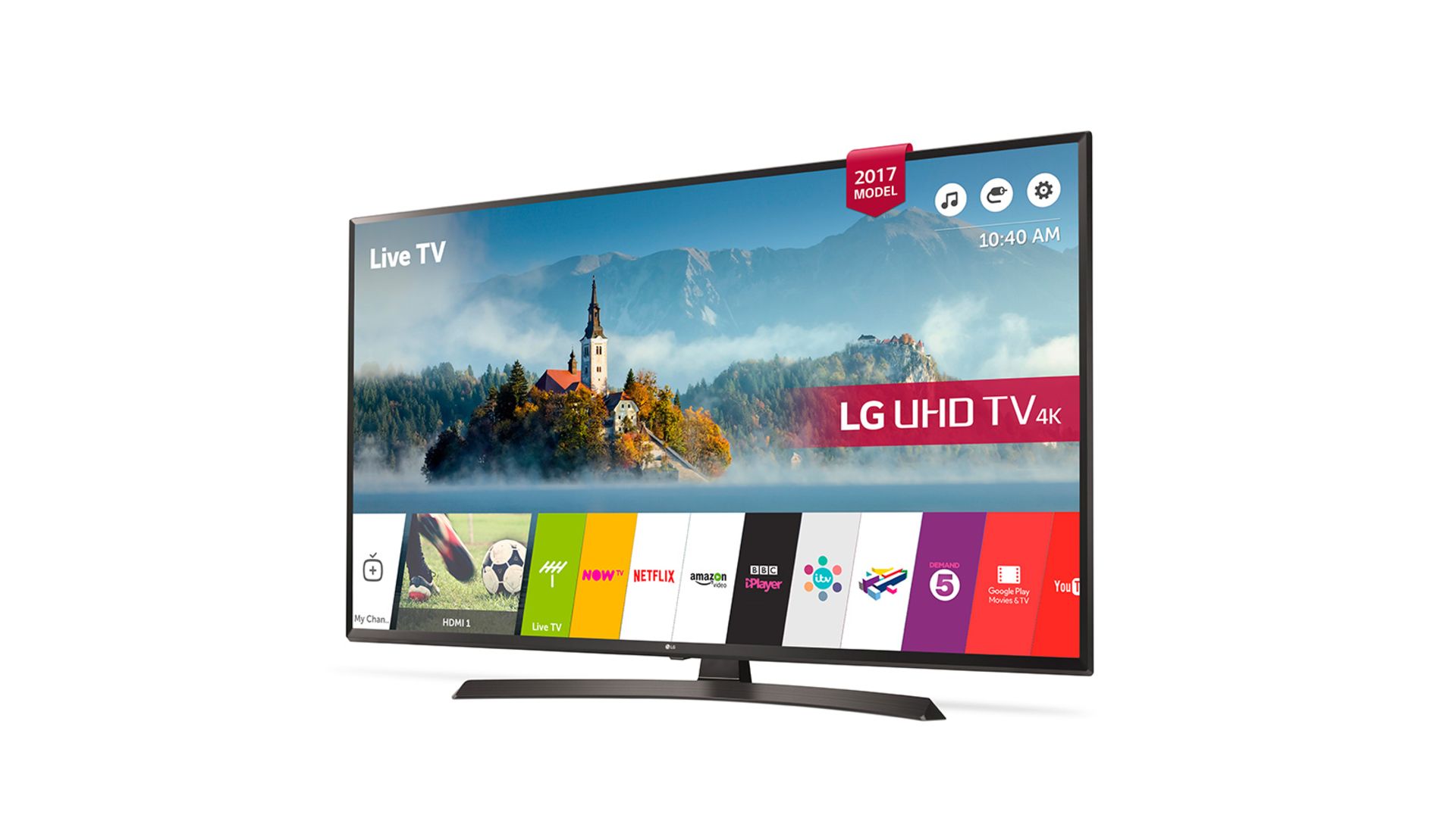 V Grade A LG 43 Inch ACTIVE HDR 4K ULTRA HD LED SMART TV WITH FREEVIEW HD & WEBOS 3.5 & WIFI