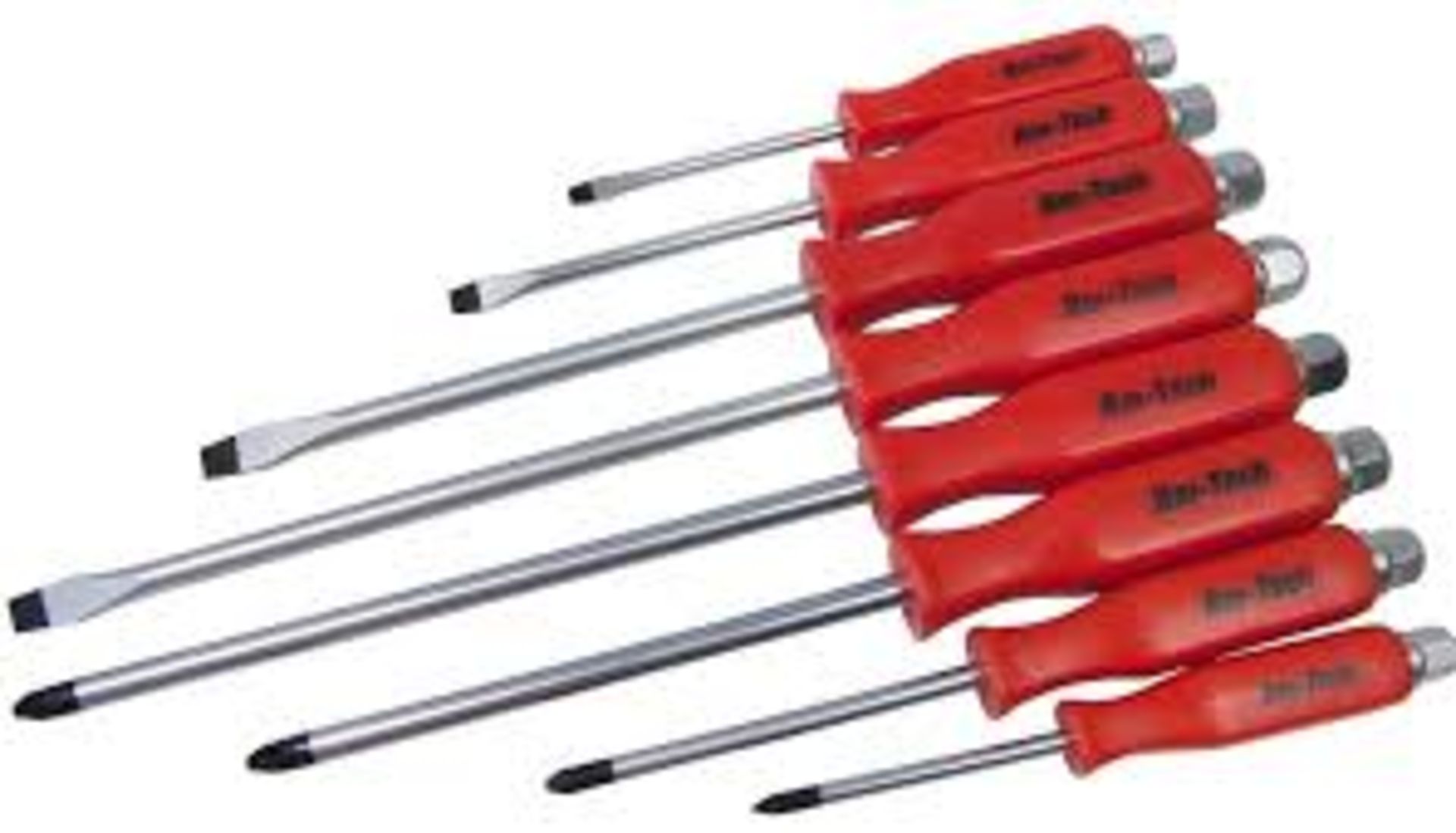 V Brand New Eight Piece Mechanices Screwdriver Set