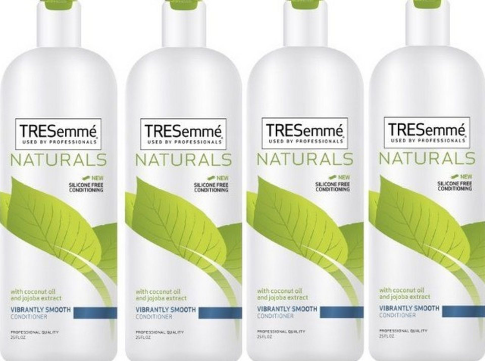 V Grade A A Lot Of Four 750ml Bottles TRESemme Hypoallergenic Naturals Vibrantly Smooth Conditioner