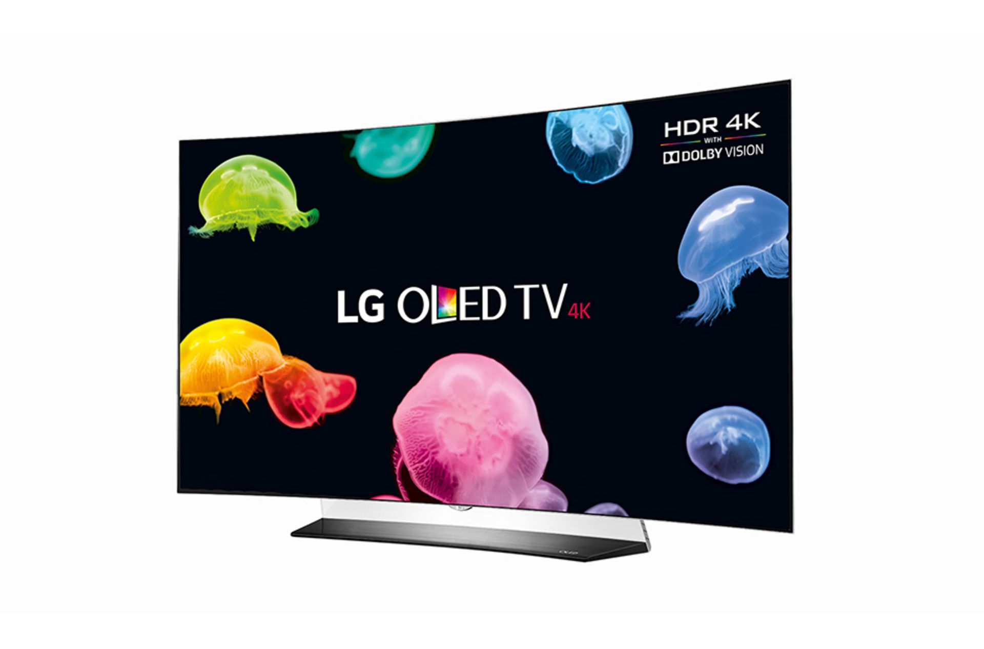 V Grade A LG 55 Inch CURVED OLED HDR 4K UHD SMART TV WITH FREEVIEW HD & WEBOS & WIFI OLED55CV - NO