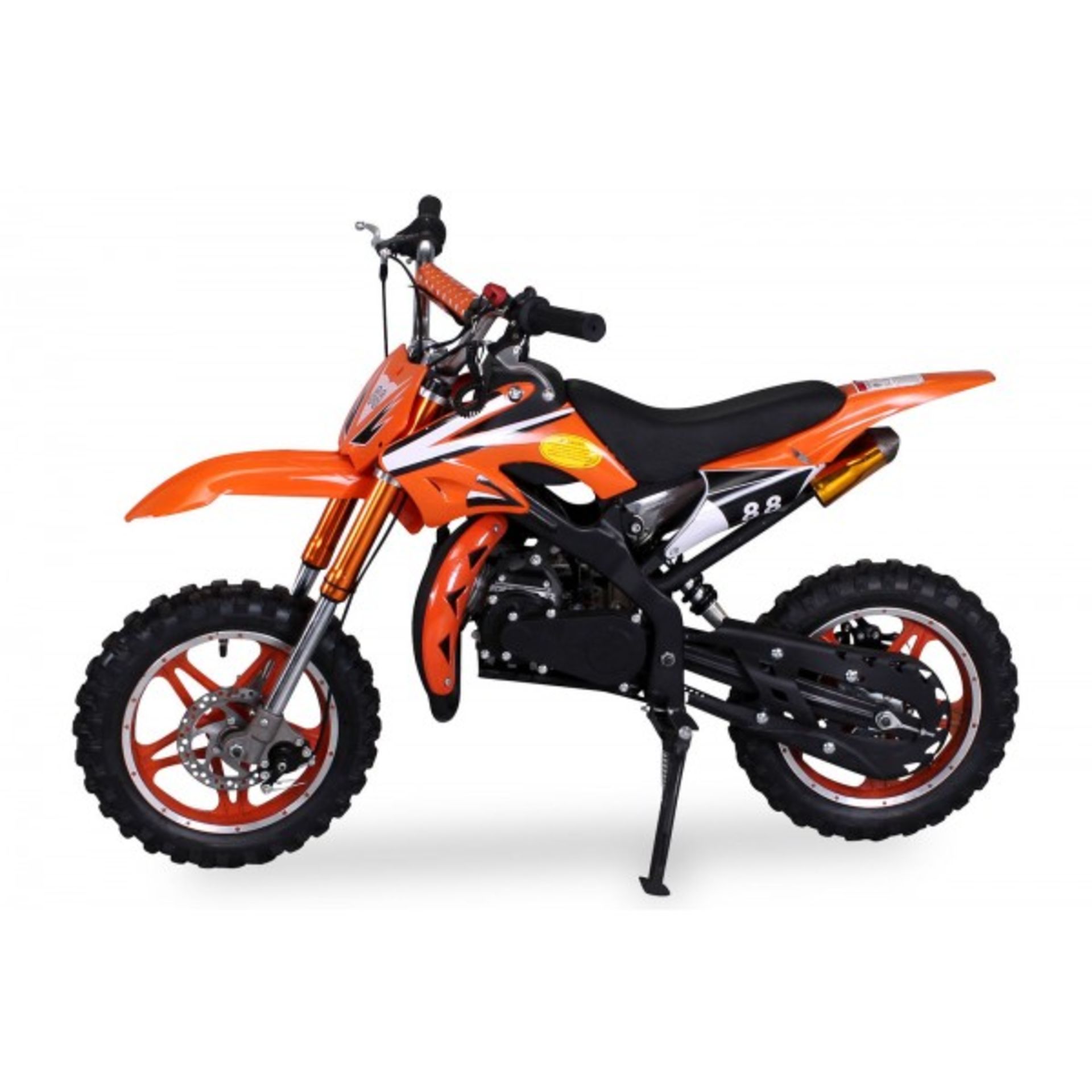 V Brand New 50cc Delta Mini Bike - Colour May Vary - Two Stroke - Single Cylinder (Item available