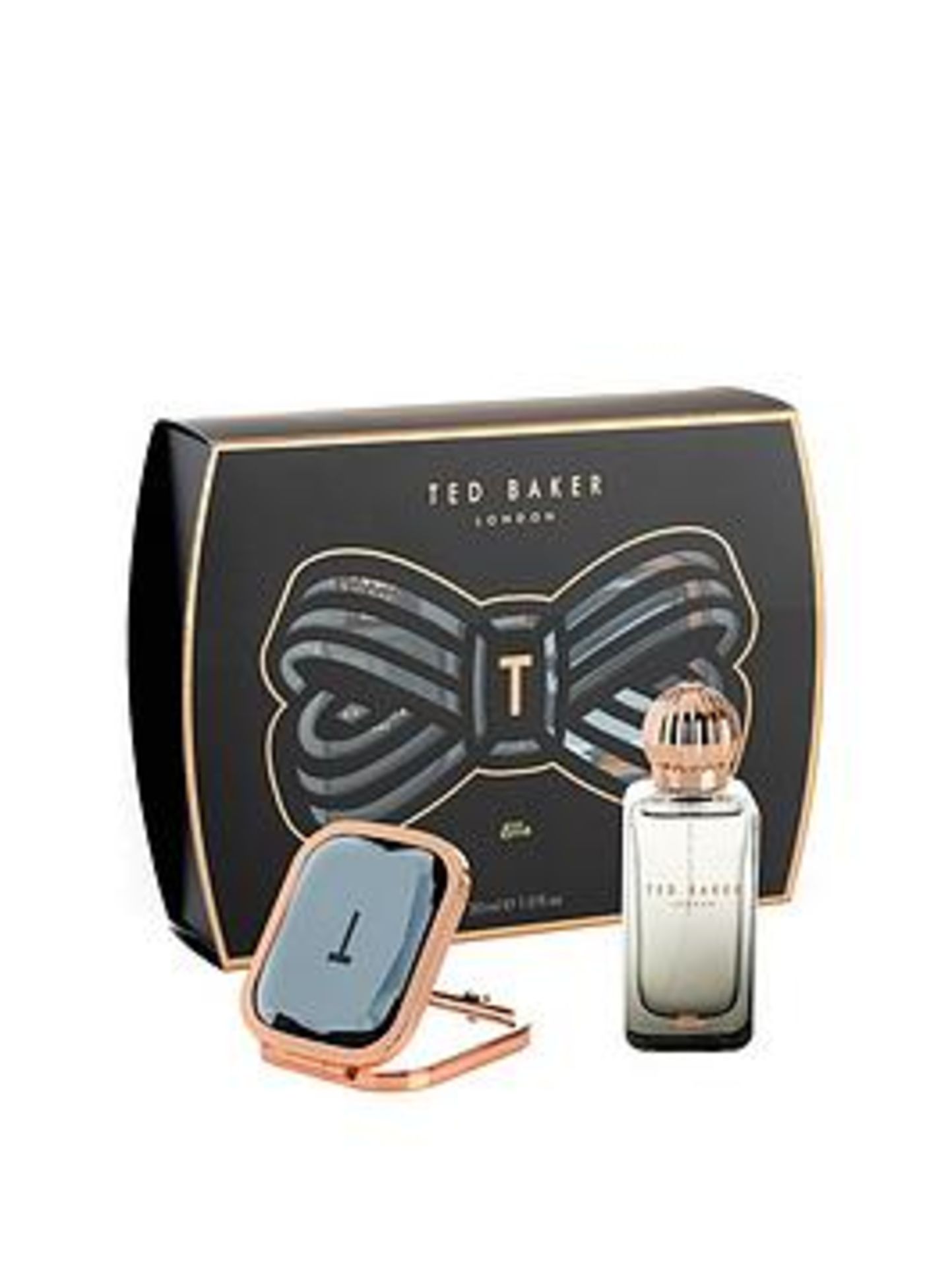 V Brand New Ladies Ted Baker Ella Gift Set - 30ml Eau De Parfum & Mirror