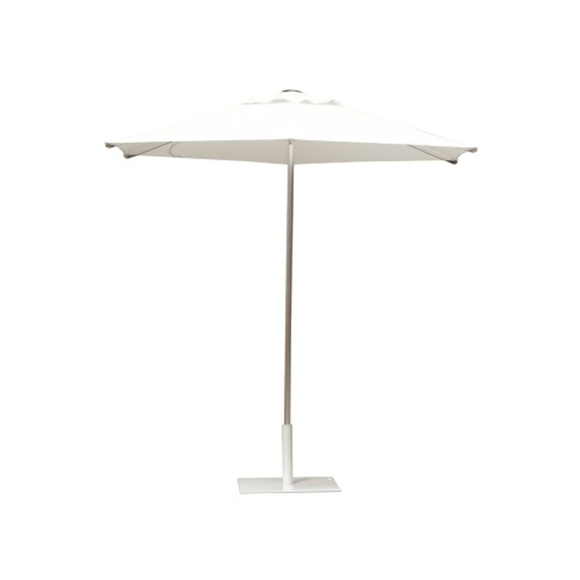 V Brand New Landford 3M Aluminium Crank And Tilt Parasol (Ivory)