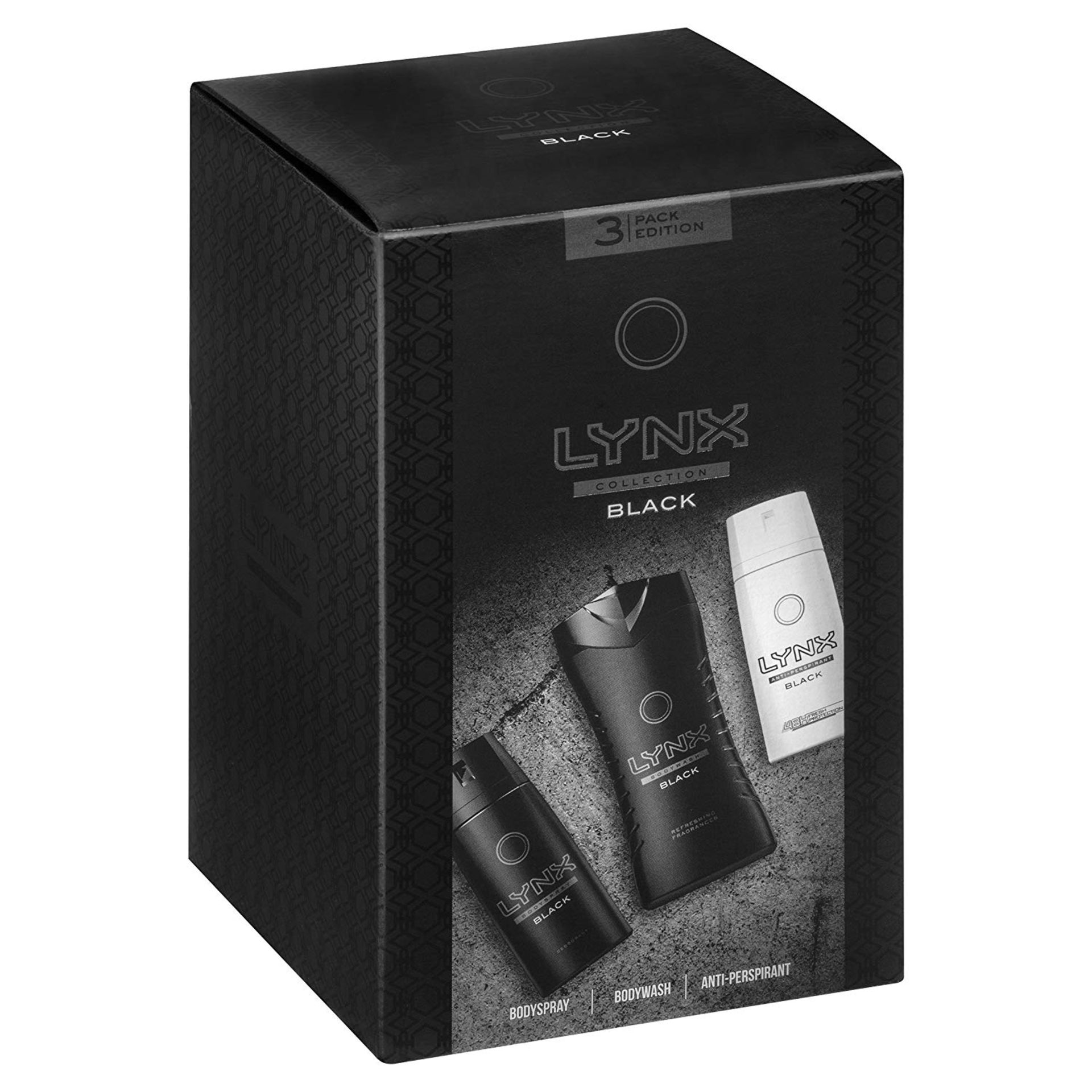 V Brand New Lynx Black Three Piece Gift Set Including 150ml Anti-Perspirant-250ml Body Wash-150ml - Image 2 of 2