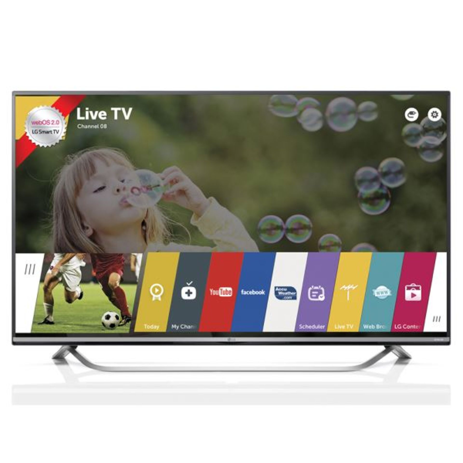 V Grade A LG 43 Inch 4K ULTRA HD LED SMART TV WITH FREEVIEW & WEBOS 2.0 & WIFI 43UF7787