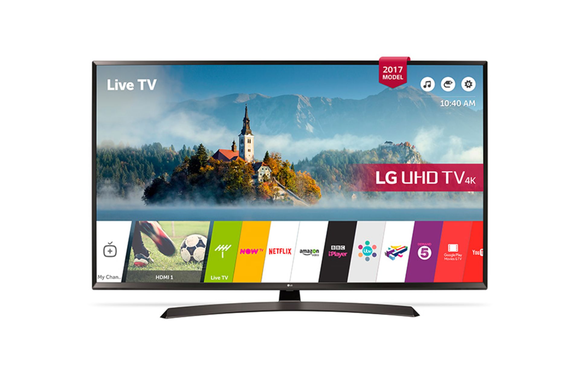 V Grade A LG 43 Inch ACTIVE HDR 4K ULTRA HD LED SMART TV WITH FREEVIEW HD & WEBOS 3.5 & WIFI