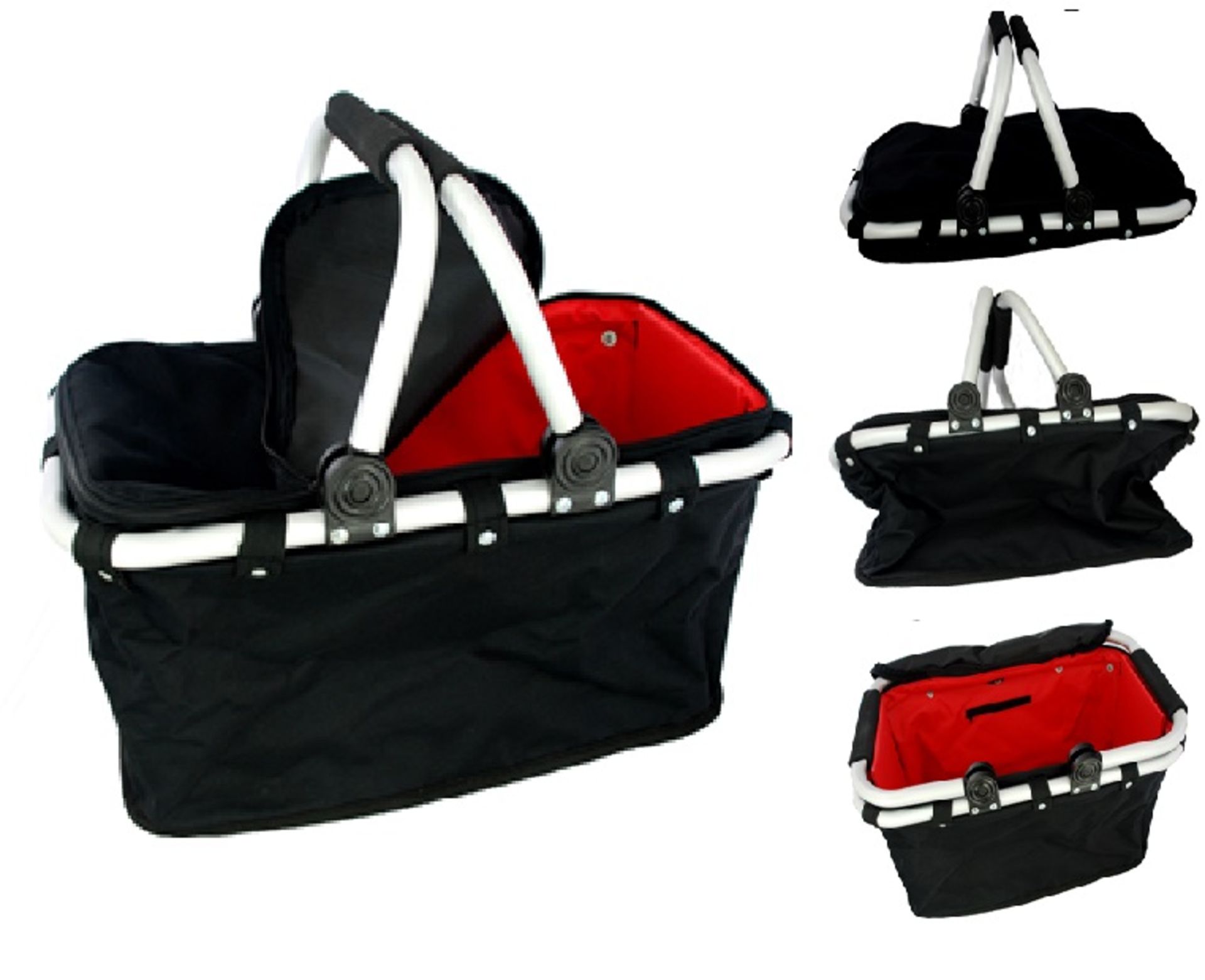 Brand New Black Aluminium Folding Shopping /Picnic Bag ISP £26.49 (Ebay)