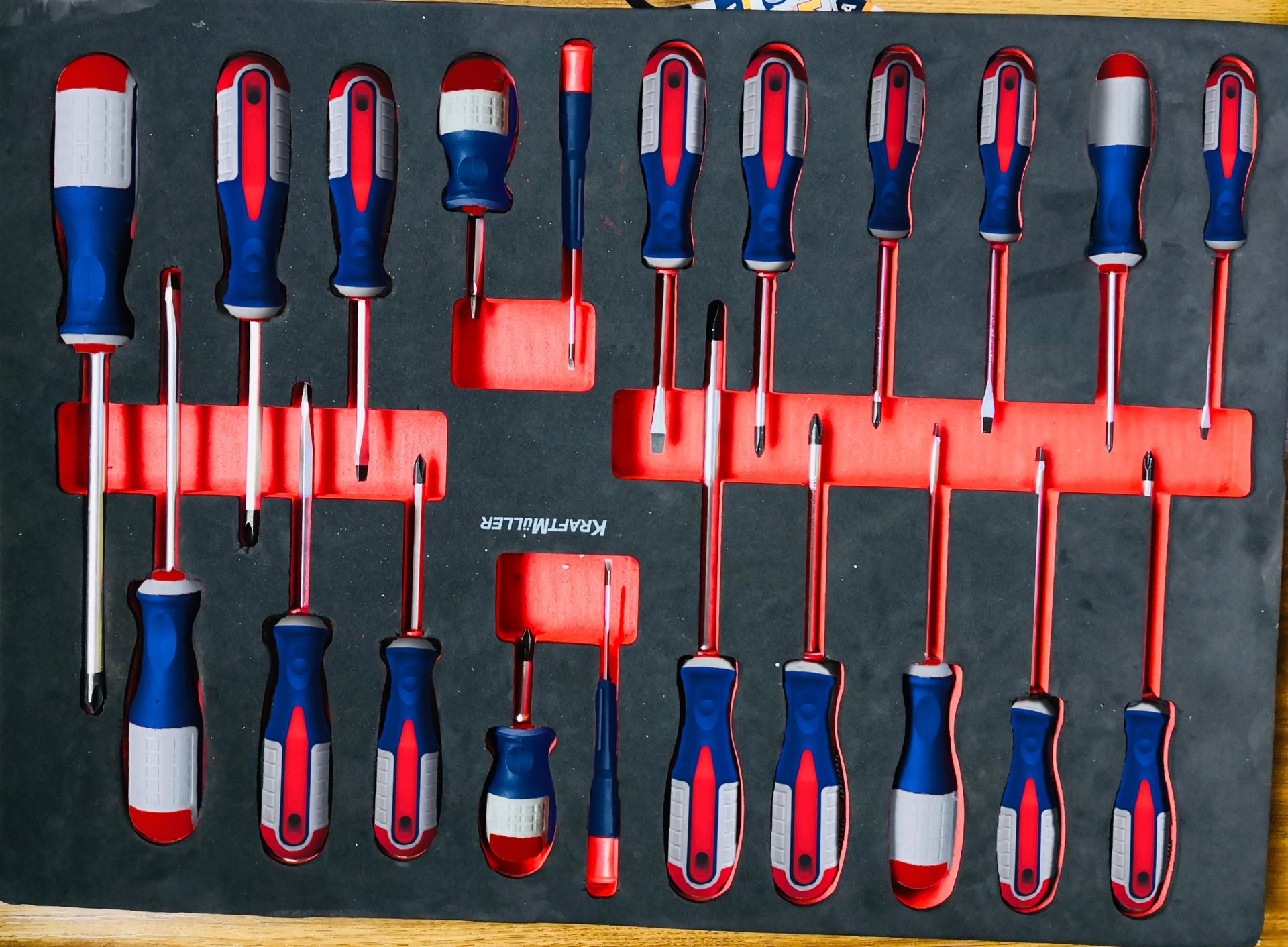 V Brand New Kraft Muller Pro Seven Drawer Tool Kit - Bike Edition - Mechanics Renches/Screwdrivers/ - Image 5 of 6