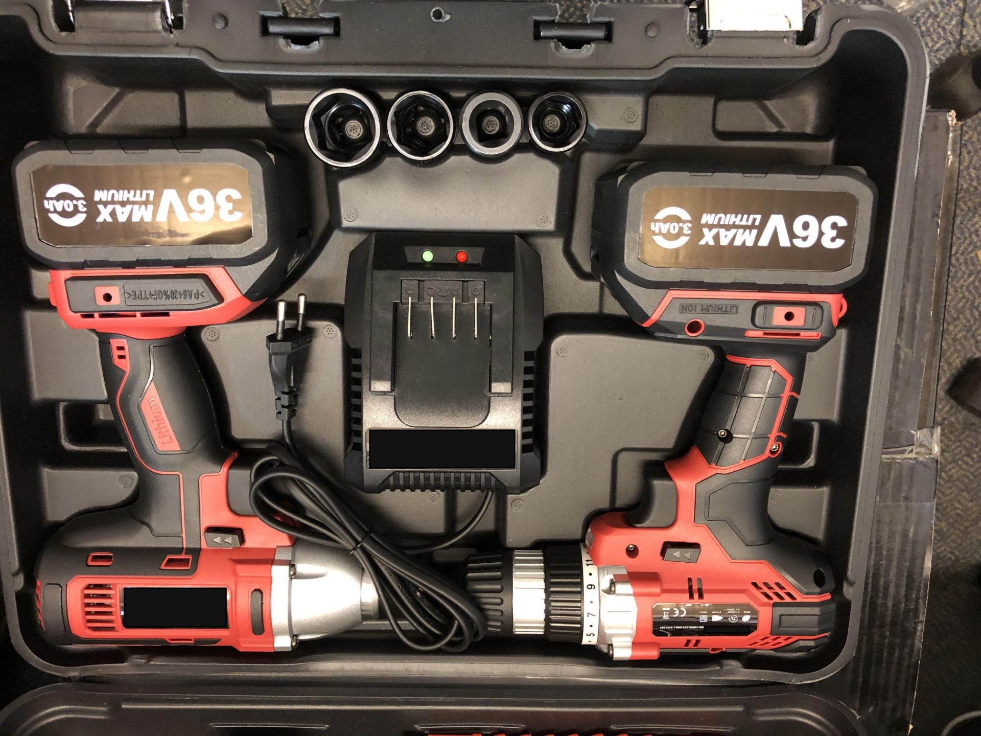 V Brand New 36V Twin Pack Cordless Drill/Driver And Cordless Impact Driver - 1 Hour Charge - 3.0Ah - Image 4 of 4