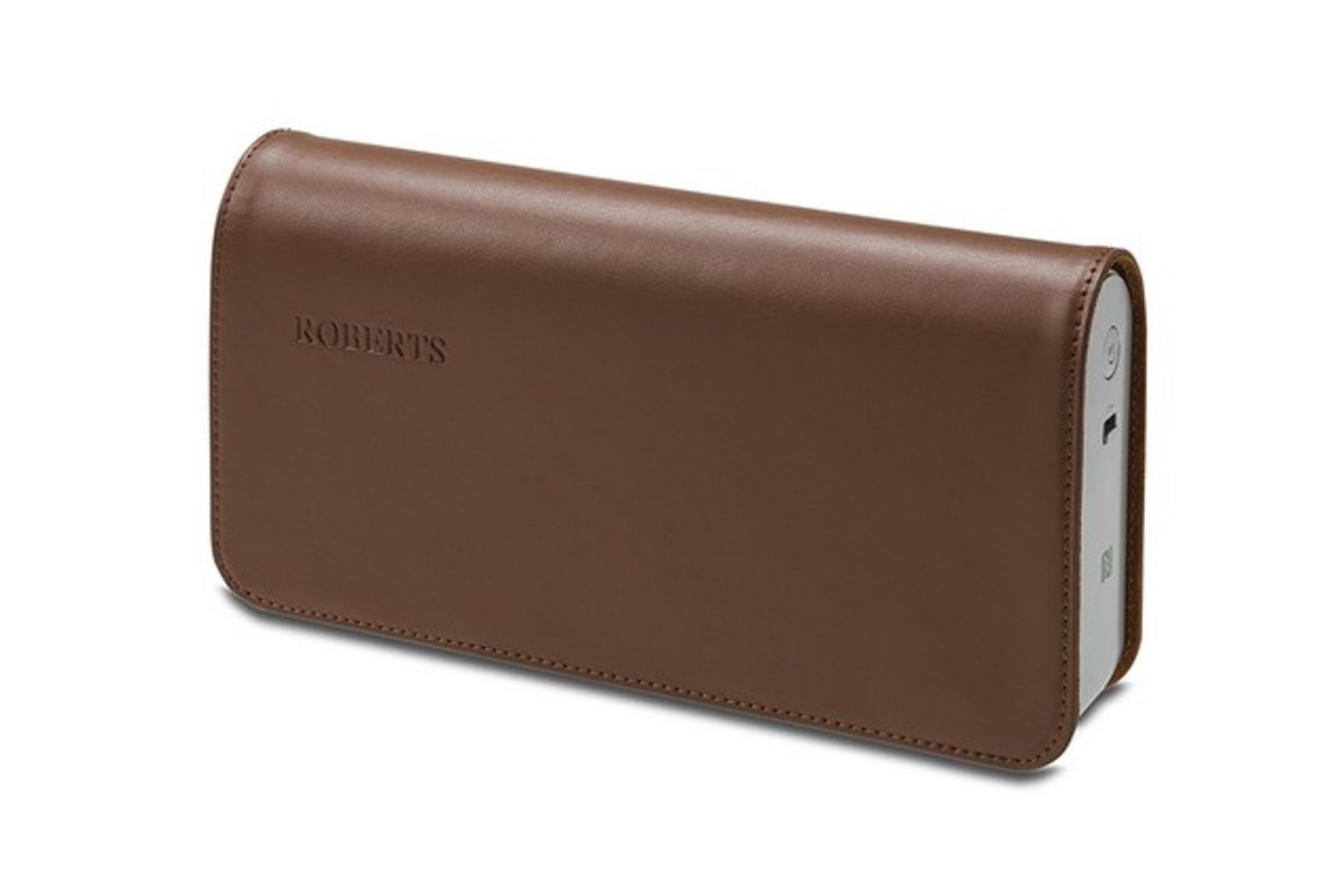 V Brand New Roberts BluPad Radio Portable Speaker With Built In Rechargable Battery And Leather - Image 2 of 6