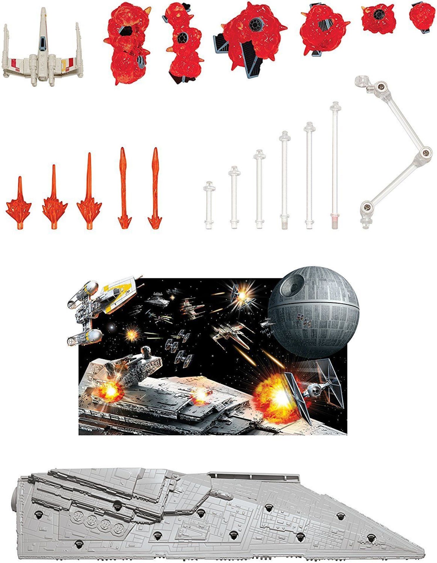 V Brand New Hot Wheels Star Wars Rogue One Star Destroyer Assault - 20 Pieces Included - Includes - Image 2 of 2