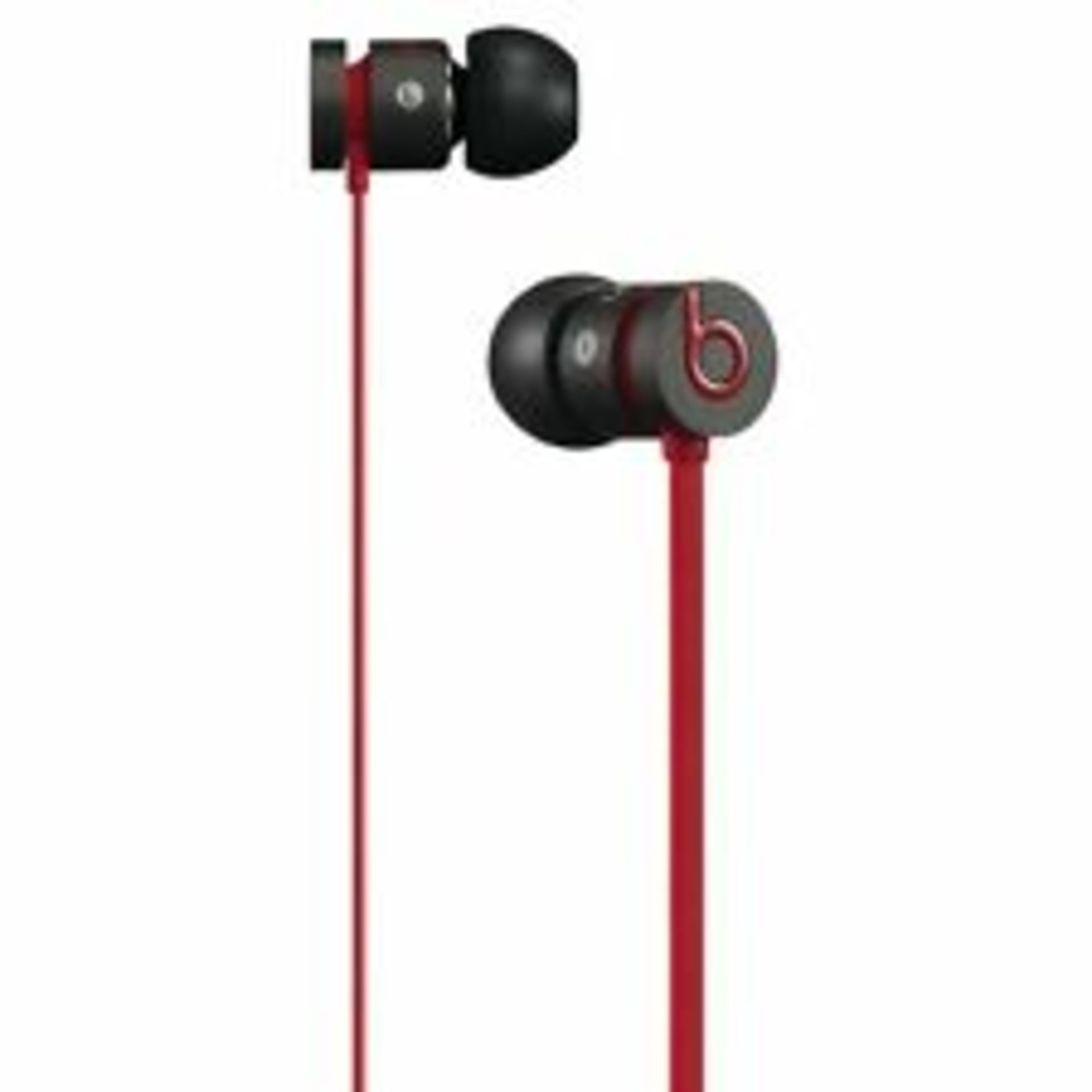 V Grade A/B Beats UrBeats Wired In-Ear Headphones - Black & Red (OEM Boxed)