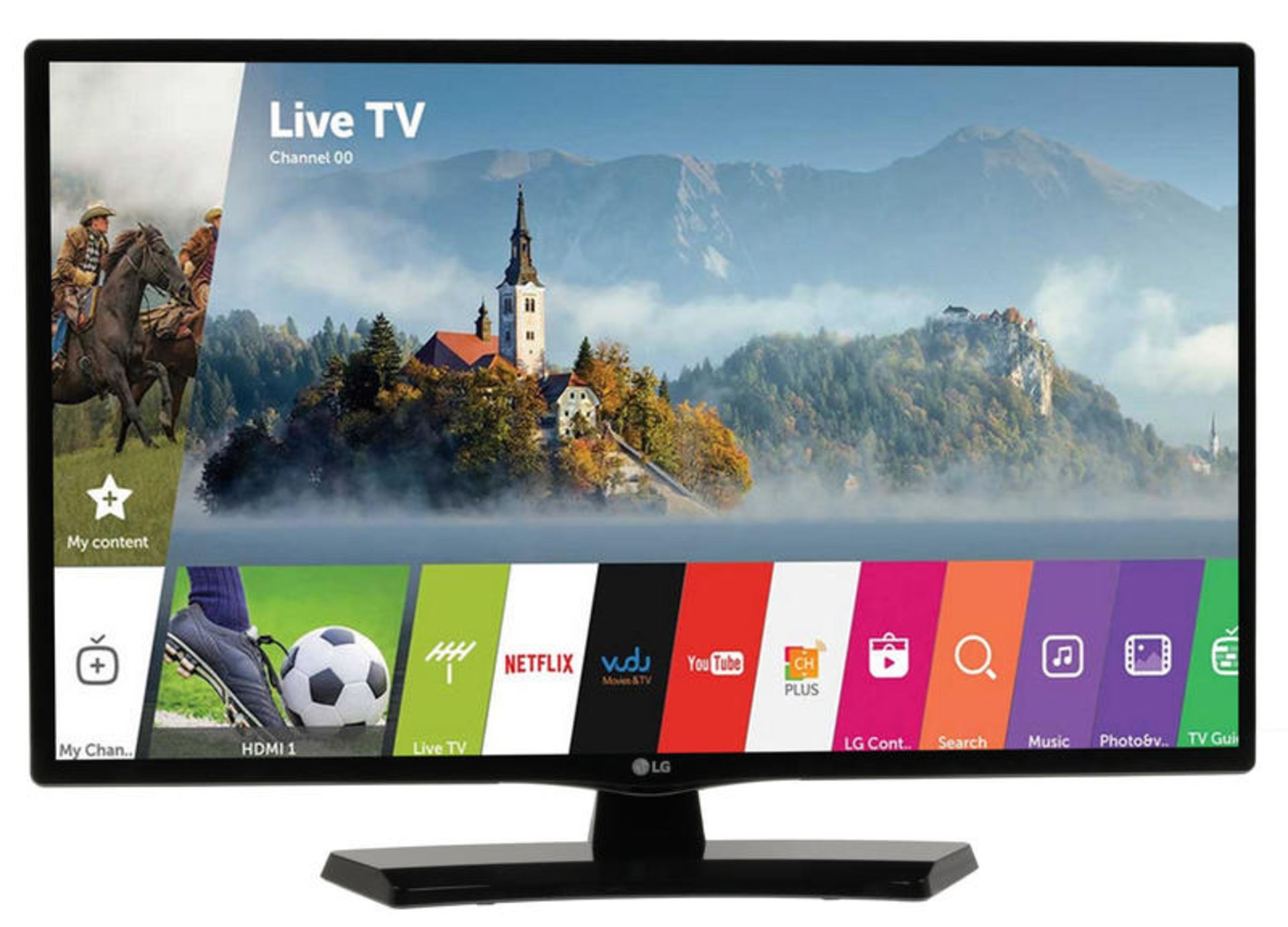 V Grade A LG 28 inch HD READY LED SMART TV WITH FREEVIEW HD & WEBOS & WIFI 28MT49S-PZ