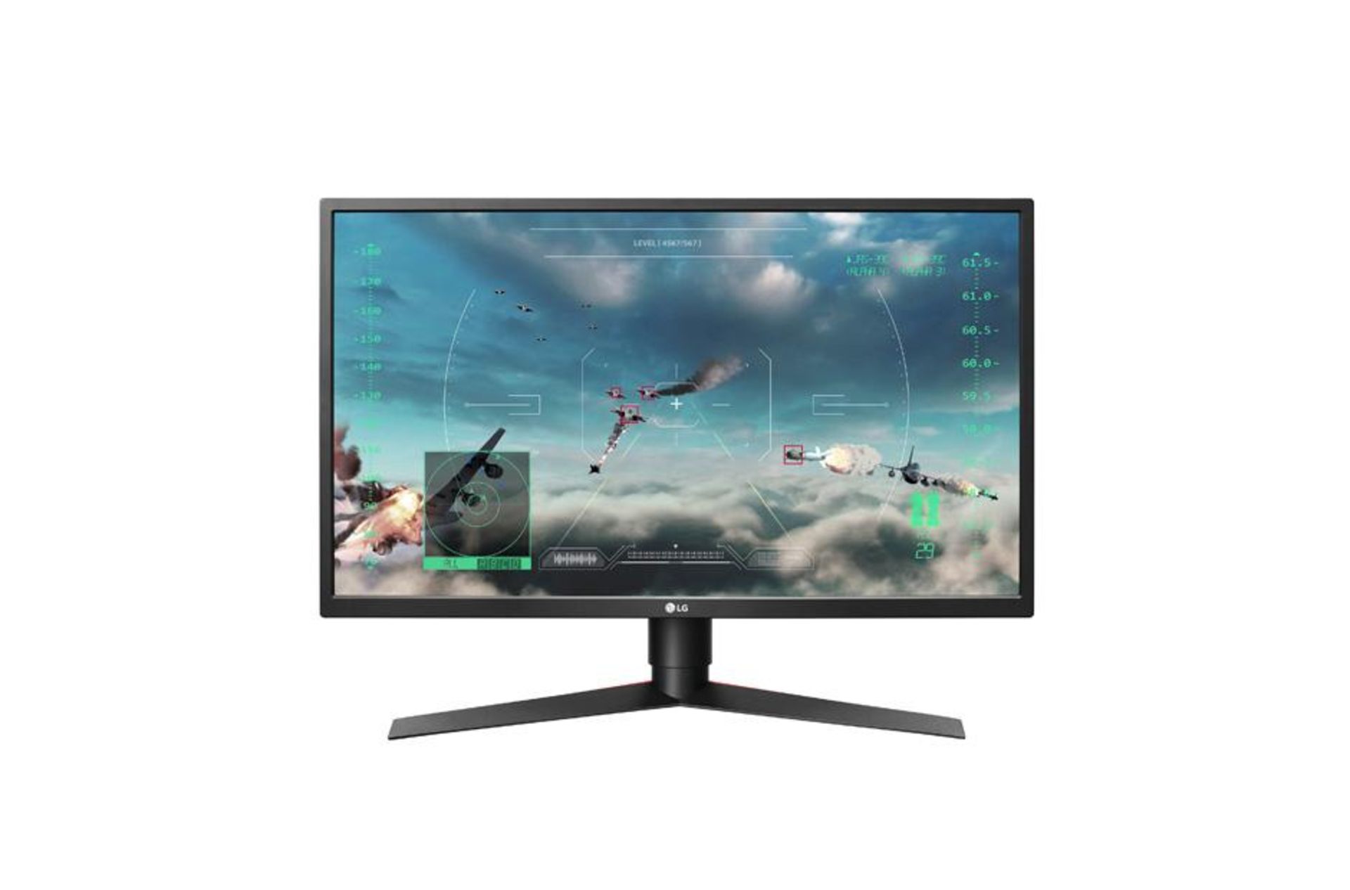 V Grade A LG 27 inch FULL HD GAMING LED MONITOR - HDMI X 2, DISPLAYPORT, USB 3.0 X 227GK750F-B