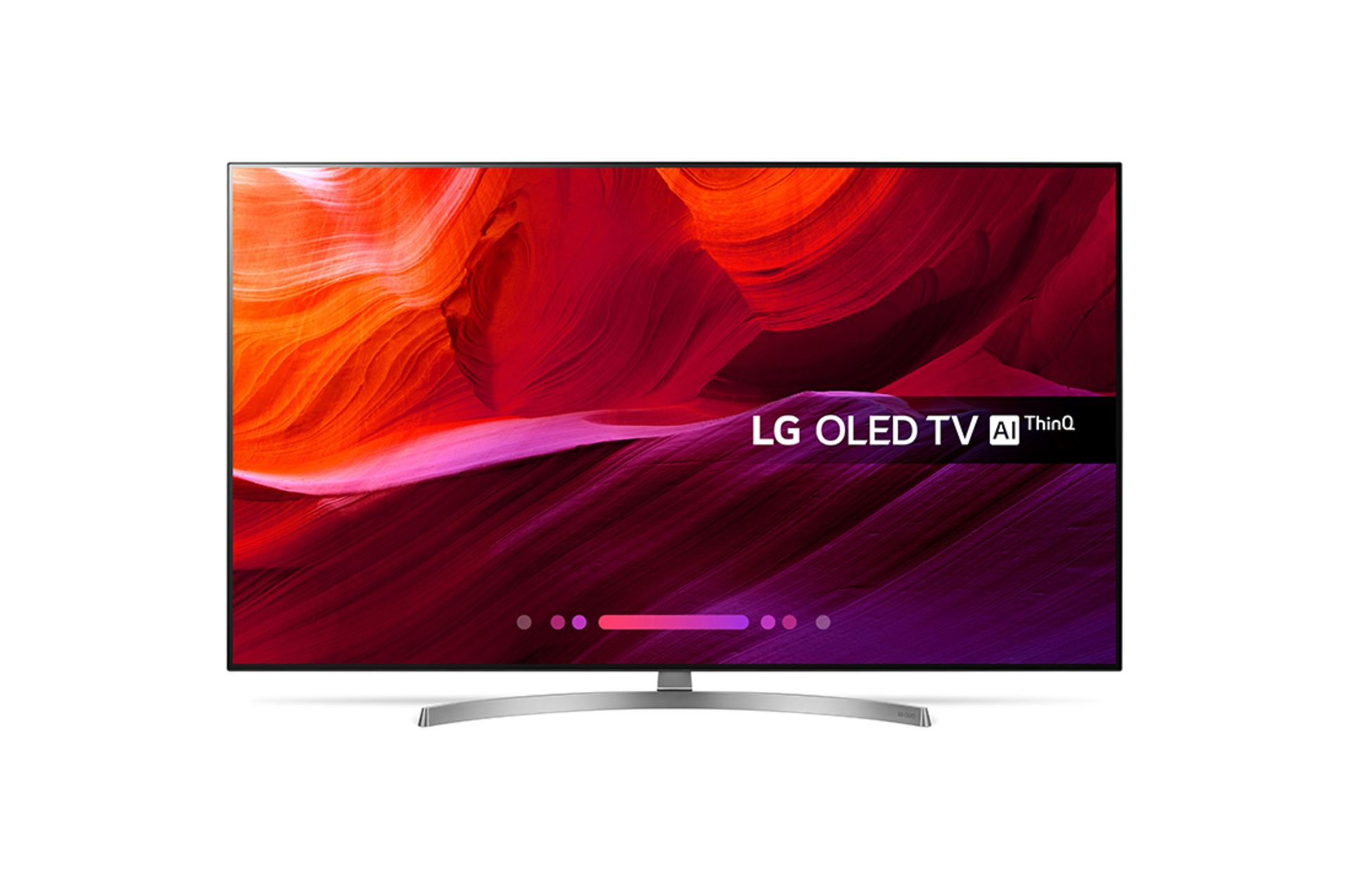 V Grade A LG 55 inch FLAT OLED ACTIVE HDR 4K UHD SMART TV WITH FREEVIEW HD & WEBOS & WIFI - AI
