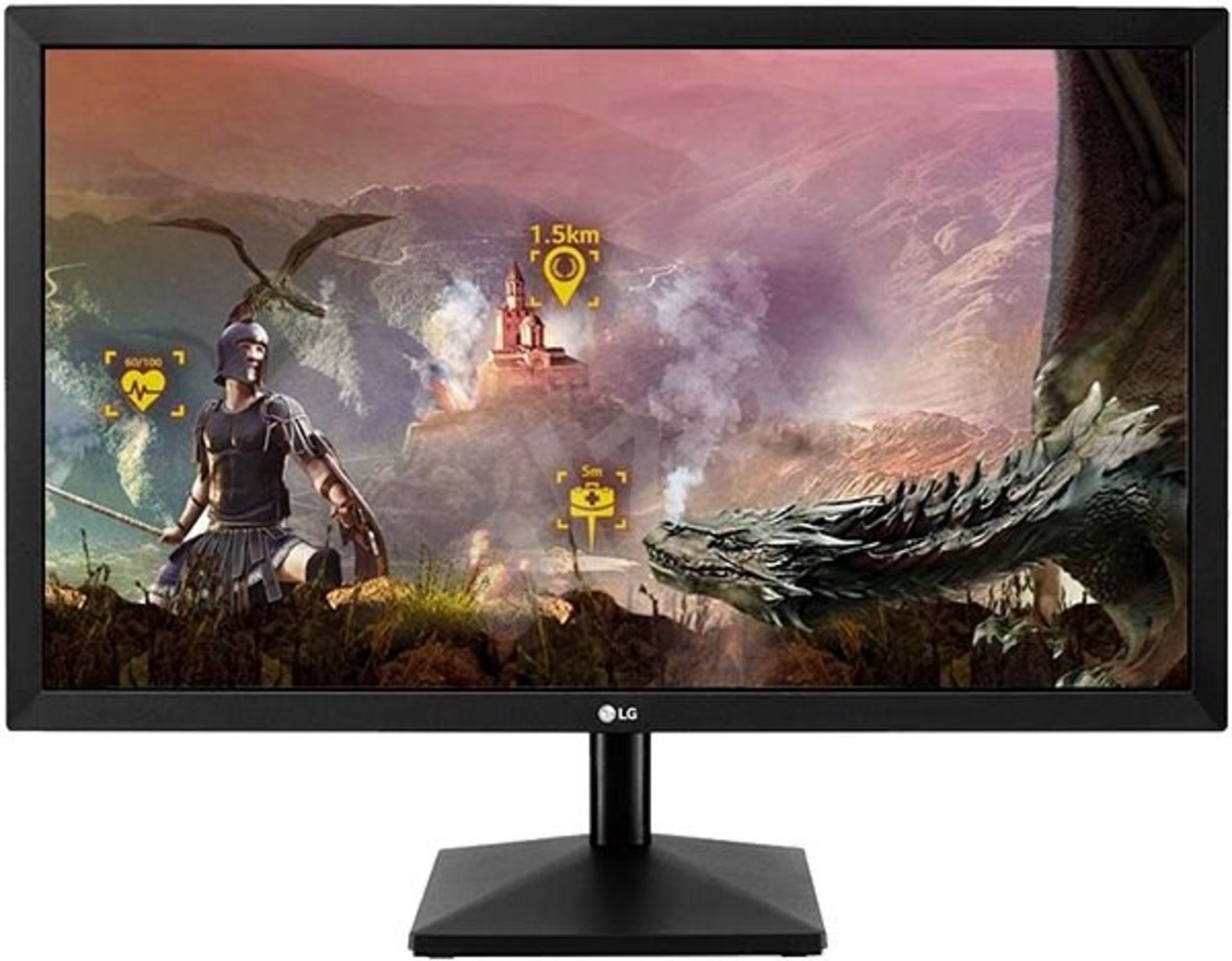 V Grade A LG 24 inch FULL HD LED MONITOR - D-SUB24MK400H-B