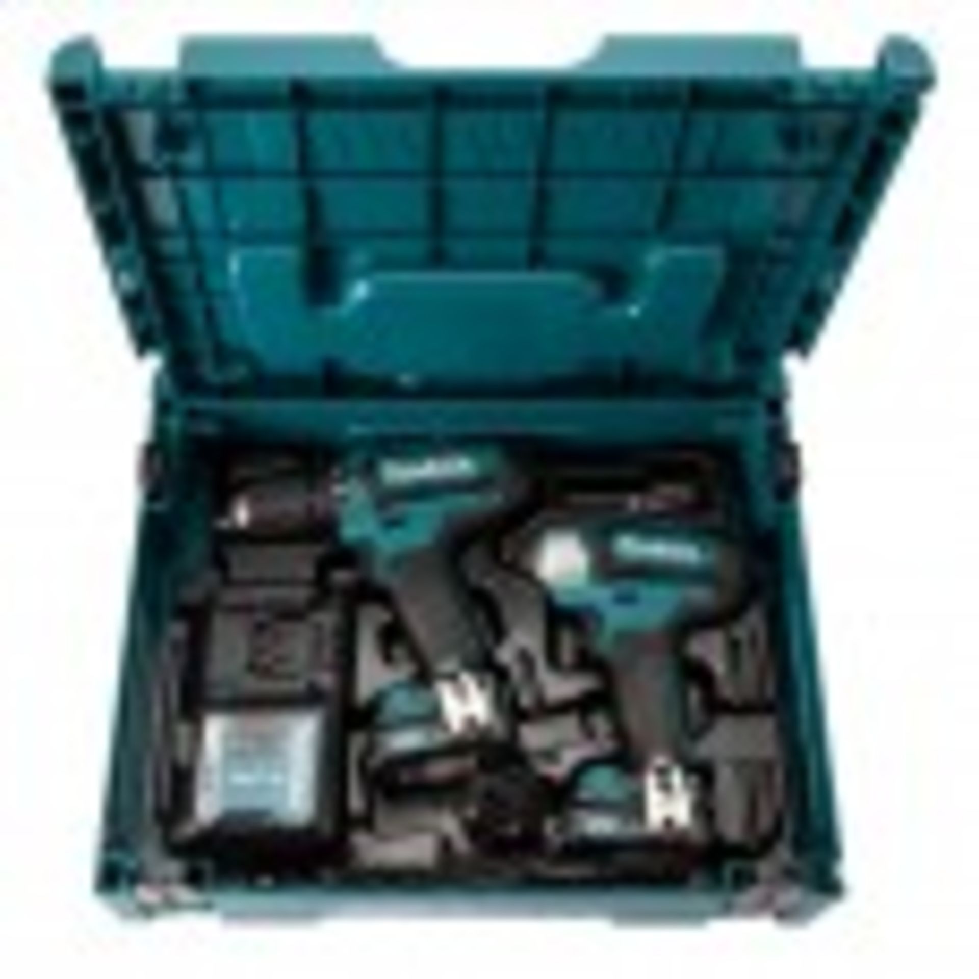 V Brand New Makita Twin Drill And Driver Set - Includes 2 Batteries And Charger/Case Etc - 10.8V ( - Image 2 of 2