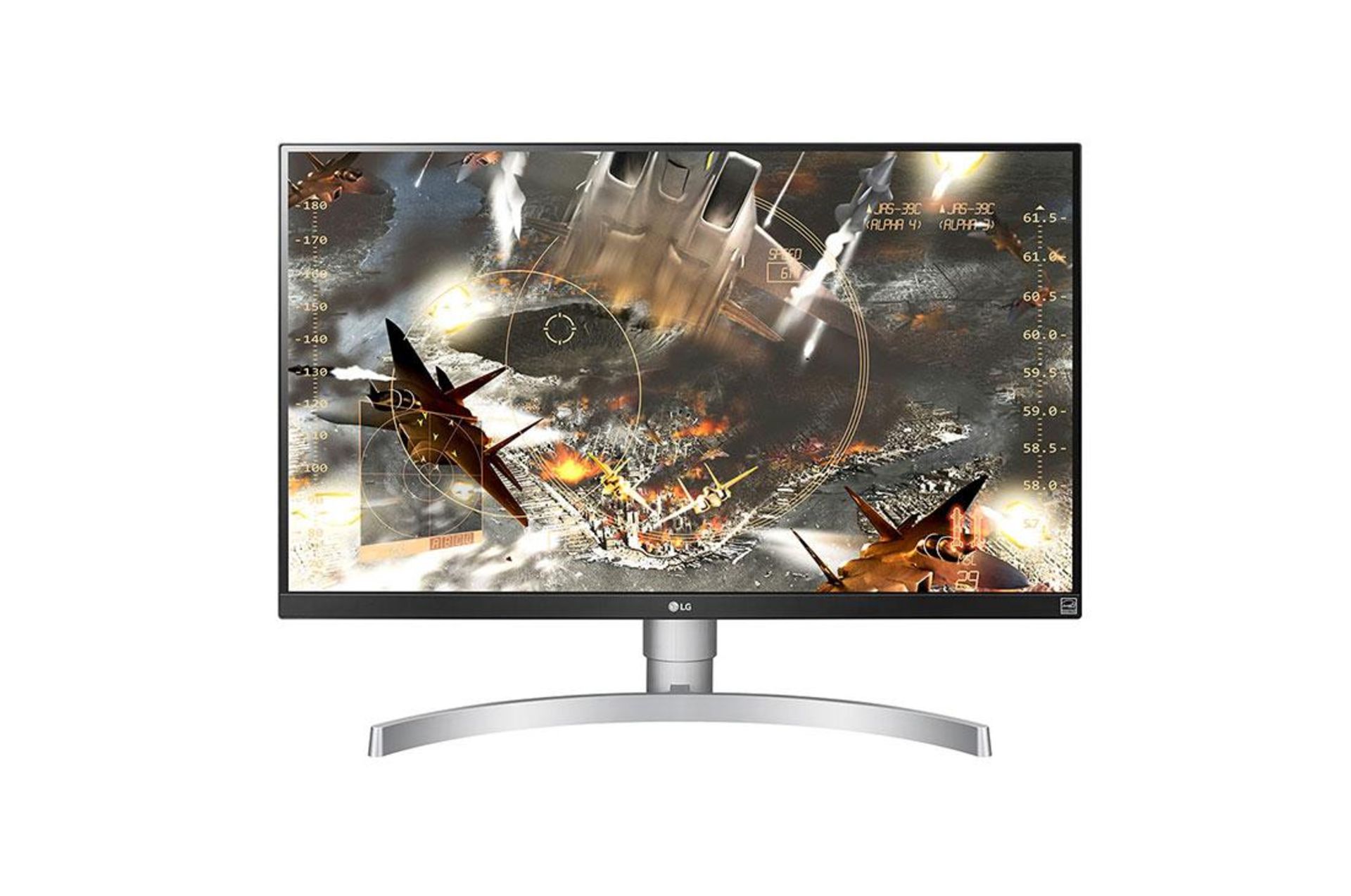 V Grade A LG 27 Inch 4K UHD IPS LED MONITOR WITH HDR 400 - 3840 X 2160P - HDMI X 2, DISPLAY PORT