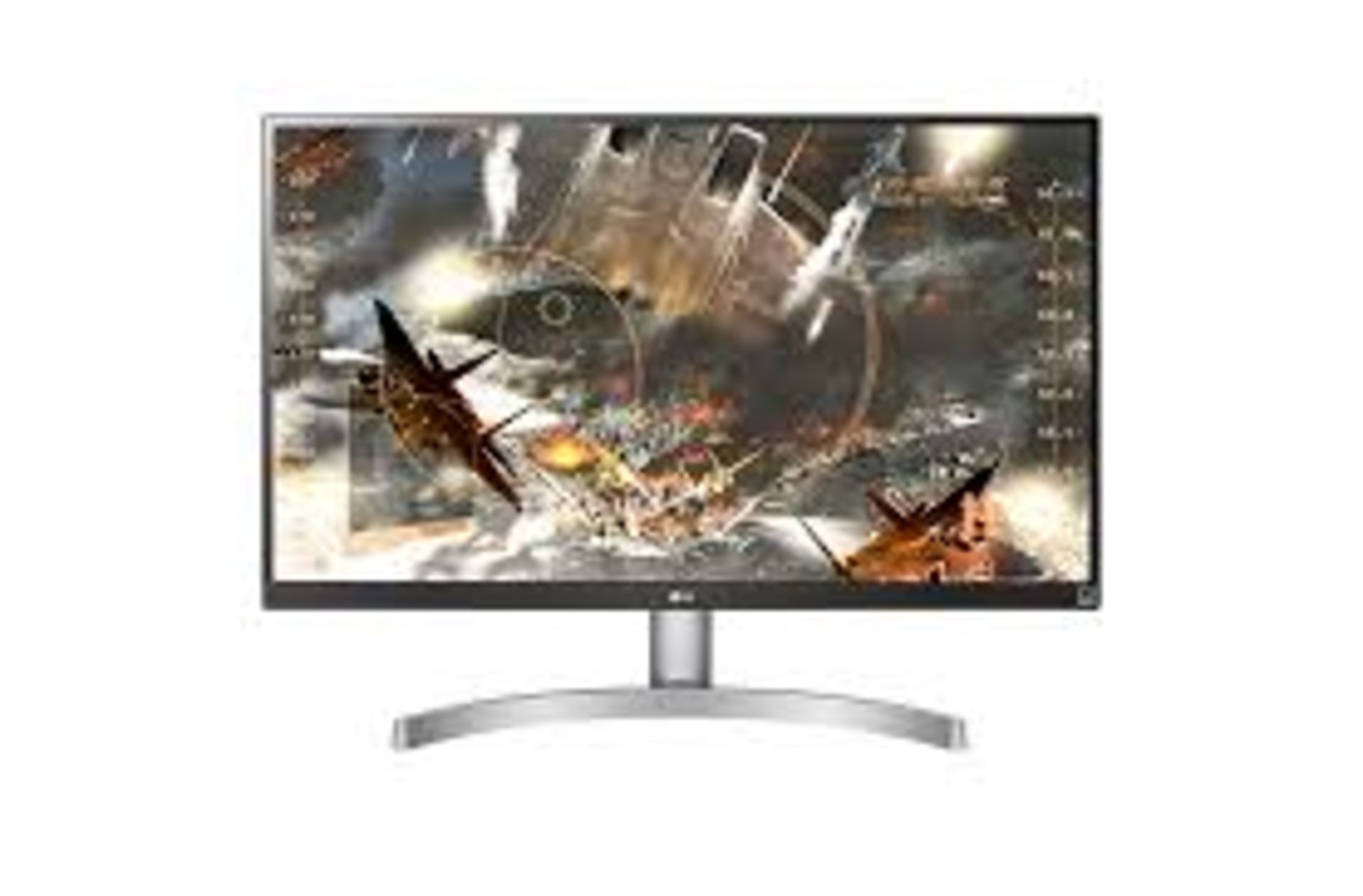 V Grade A LG 27 Inch 4K UHD IPS LED MONITOR WITH HDR 10 - HDMI X 2, DISPLAY PORT X 1 27UK600-W