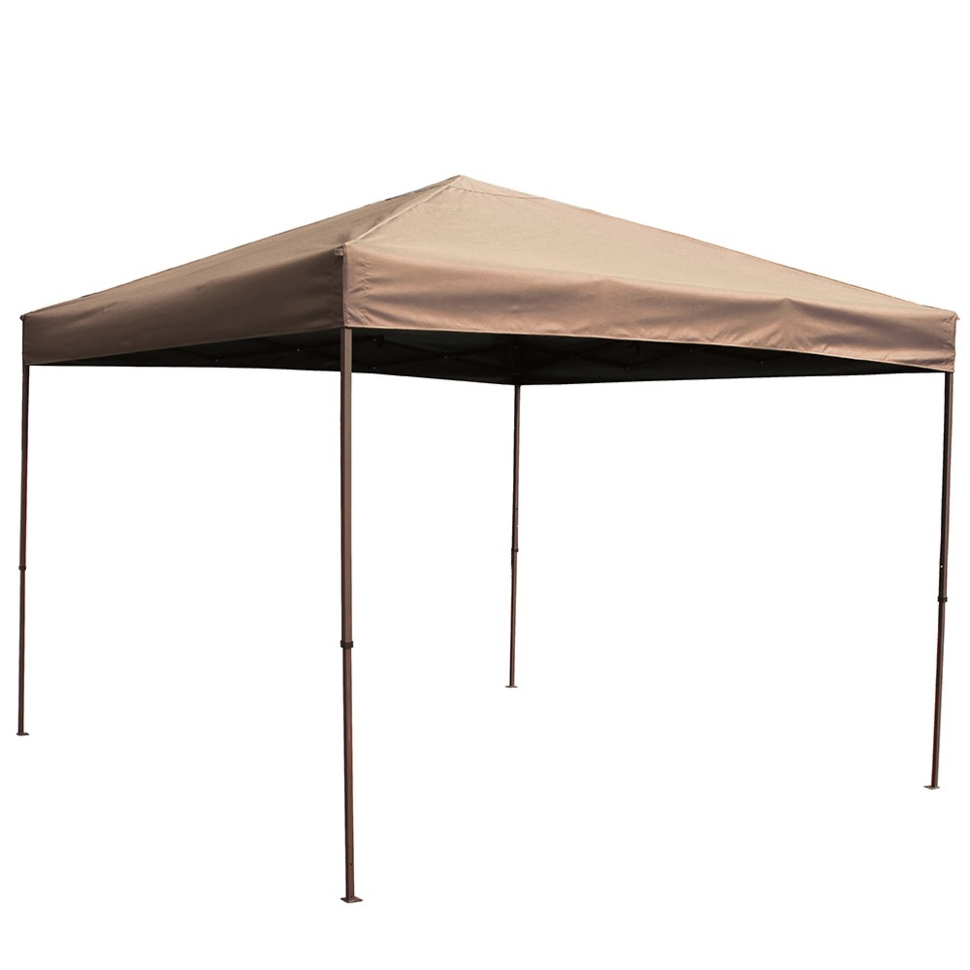 V Brand New Pop Up 3m x 3m Showerproof Gazebo Taupe - With Carry Case Isp £99 (Furnituredirect)