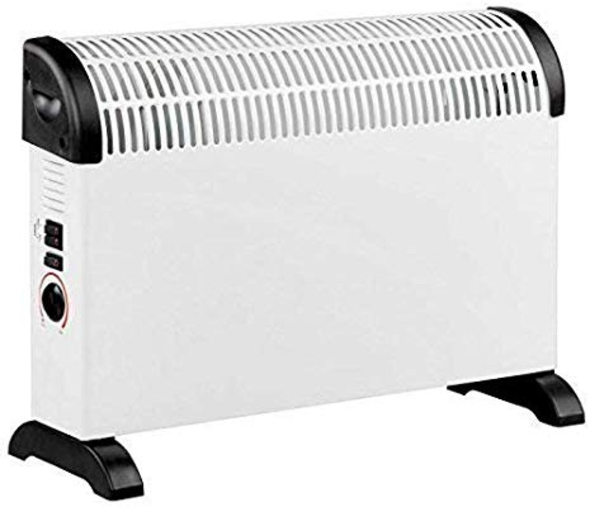 V Brand New 2000w Convector Heater-Turbo Boost-Overheat Protection-Adjustable Thermostat - white