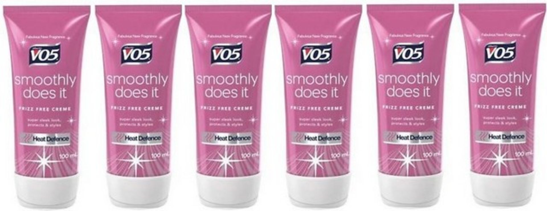 V Grade A A Lot Of Six 100ml Tubes Alberto Smoothly Does It Heat Defence Frizz Free Creme Super