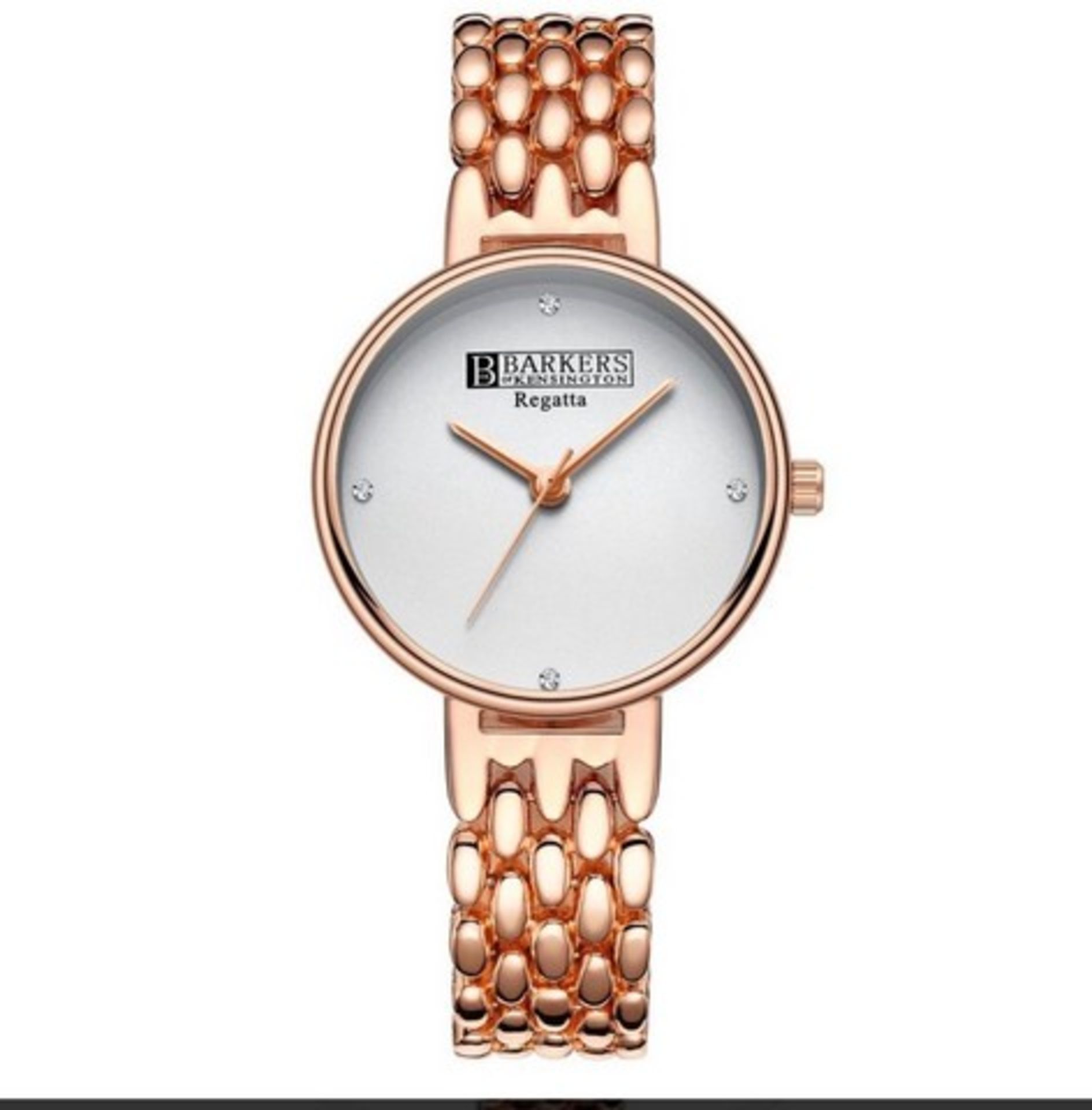 V Brand New Barkers Of Kensington Ladies Watch (SRP up to £429) Diamond Set (4 Diamonds with Diamond - Image 2 of 3