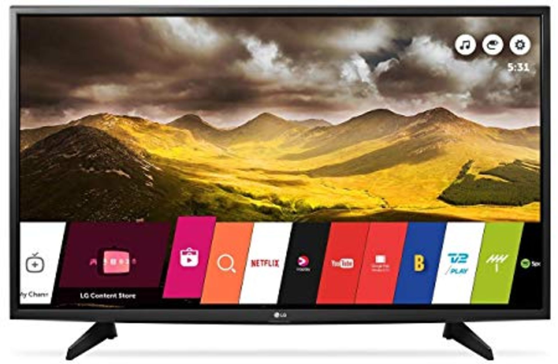 V Grade A LG 49 Inch 4K Ultra HD Led Smart Tv With Freeview HD & Webos 3.0 & Wifi 49UH600V