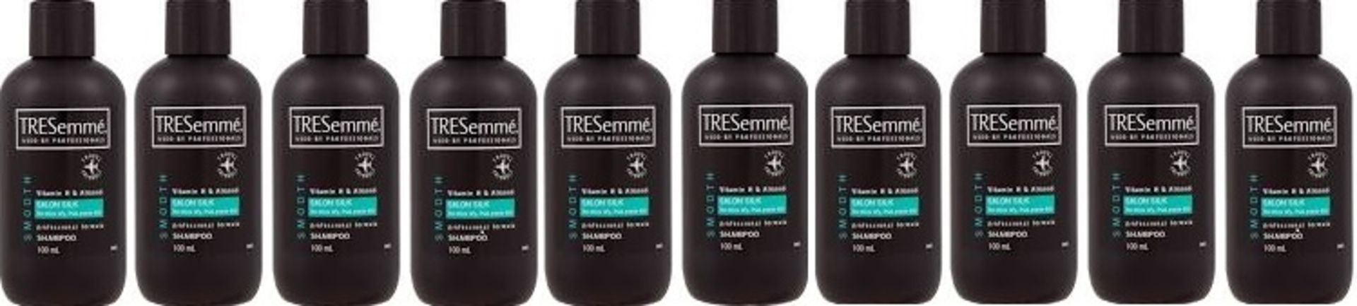V Grade A A Lot Of Ten 100ml Bottles TRESemme Salon Silk Shampoo For Dry-Frizz Prone Hair