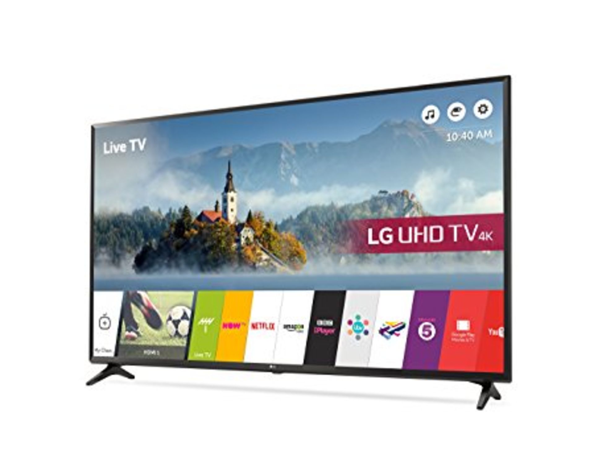 V Grade A LG 49 Inch ACTIVE HDR 4K ULTRA HD LED SMART TV WITH FREEVIEW HD & WEBOS 3.5 & WIFI