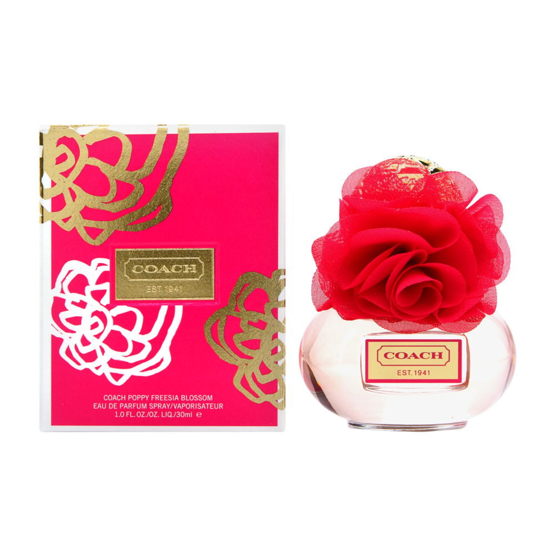 V Brand New Coach Poppy Freesia Blossom 30ml EDP Spray - ClearChemist.co.uk Price £21.53