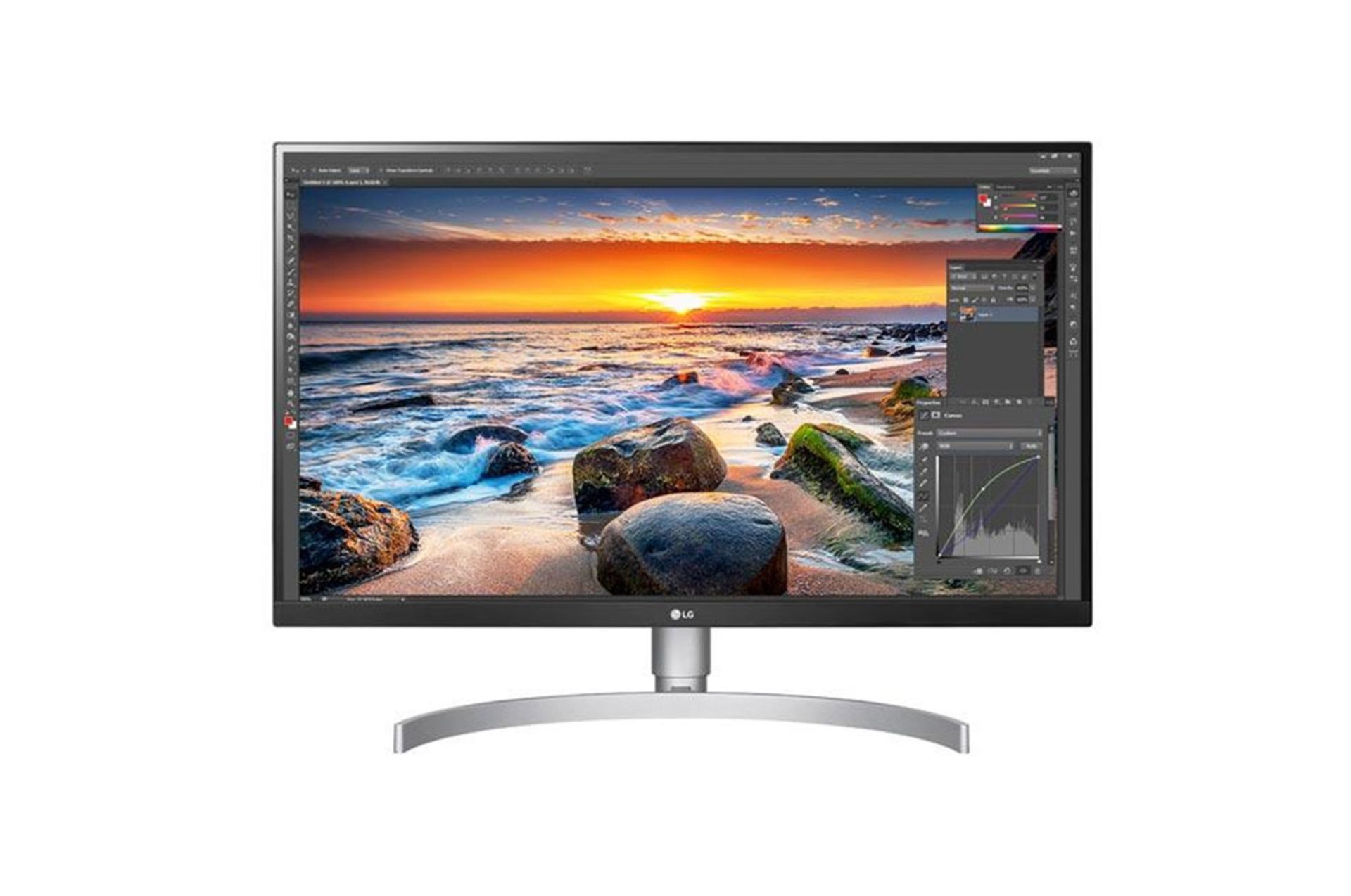 V Grade A LG 27 Inch 4K UHD IPS LED MONITOR WITH HDR 10 - HDMI X 2, DISPLAY PORT X 1, USB TYPE C,
