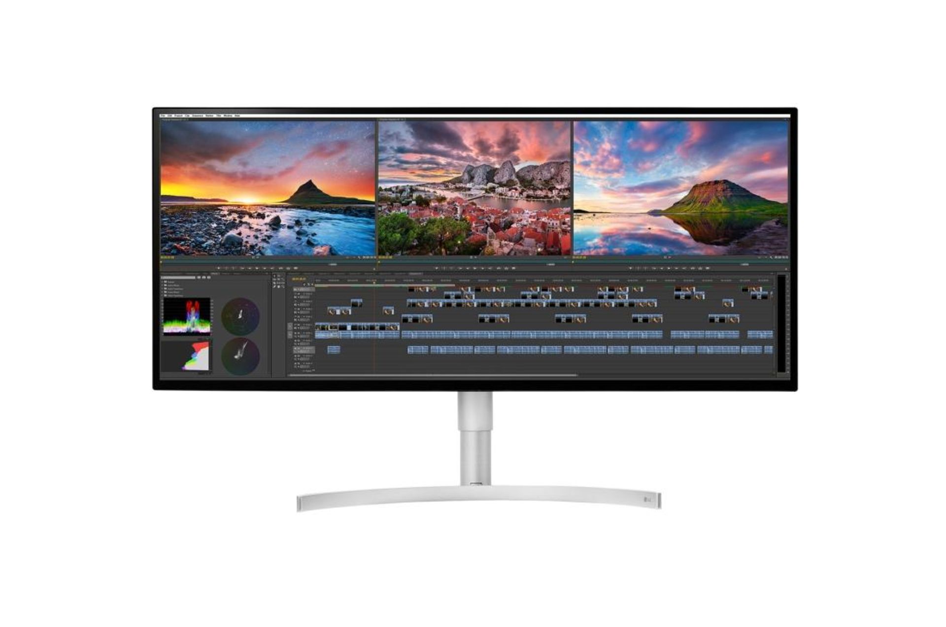 V Grade A LG 34 Inch ULTRA WIDE 5K2K NANO IPS LED MONITOR WITH HDR 600 - 5120 X 2160P - HDMI X 2,