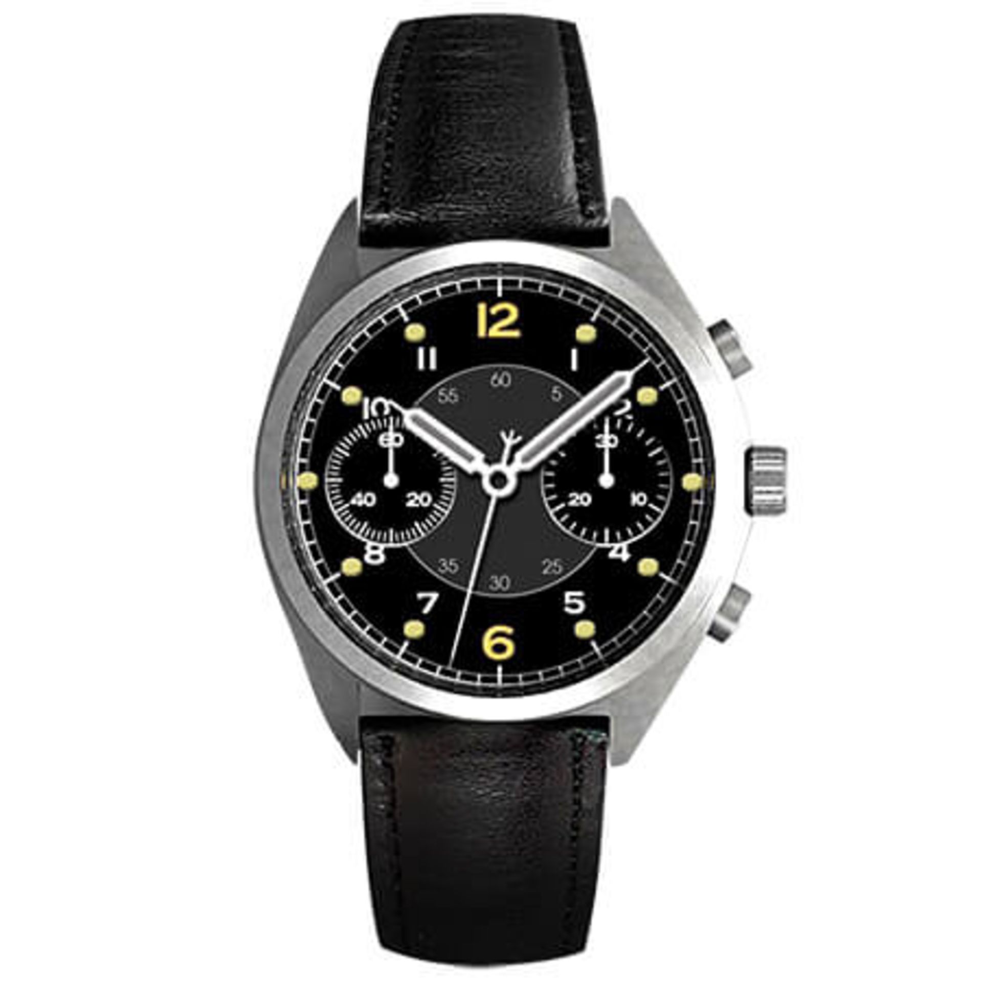 V Brand New Gents 1950s British RAF Chronograph Watch