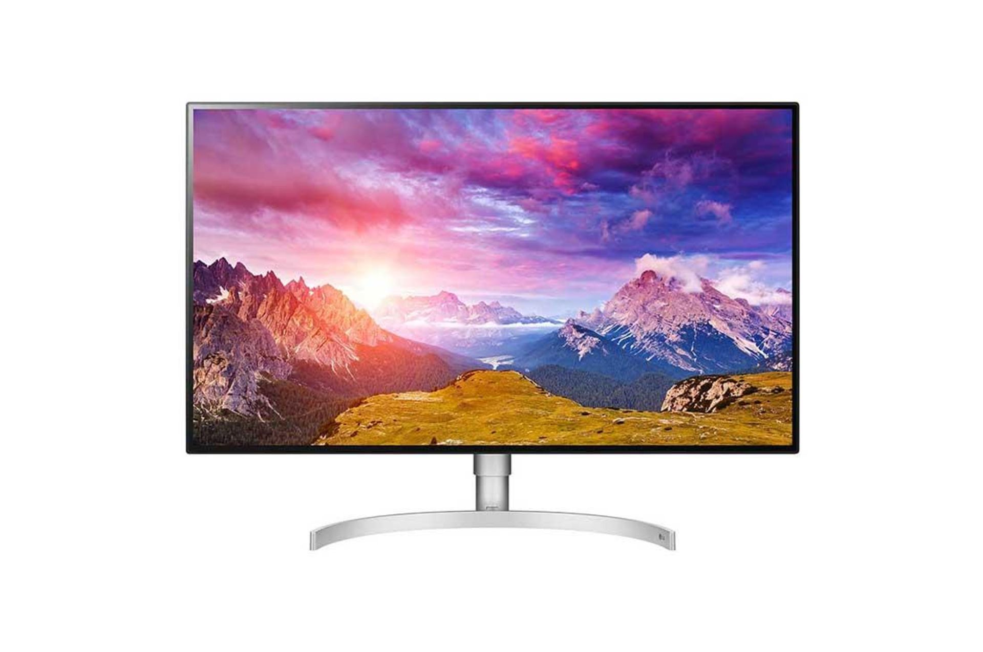 V Grade A LG 32 Inch ULTRA FINE 4K UHD LED MONIOTR - 3840 X 2160P - HDMI, DISPLAY PORT,