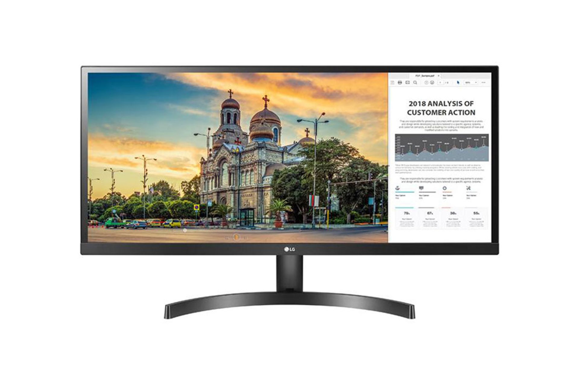 V Grade A LG 29 Inch ULTRA WIDE FULL HD IPS LED MONITOR - HDMI29WK500-P