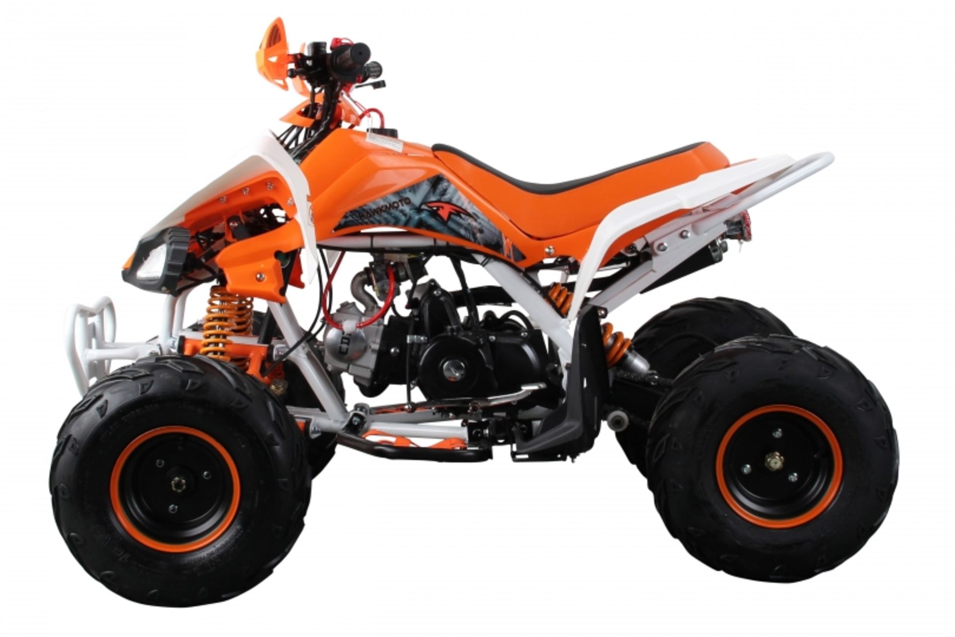 V Brand New 125cc Interceptor SV2 4 Stroke Quad Bike With Reverse Gear - Double Front Suspension/ - Image 2 of 7